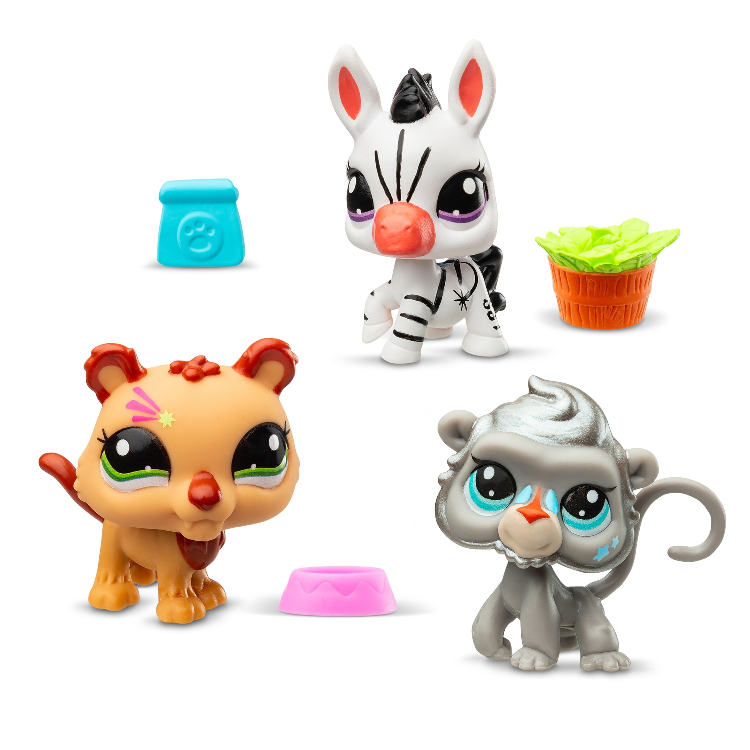 Littlest Pet Shop Pet Trio Series 2 Zoo Pets