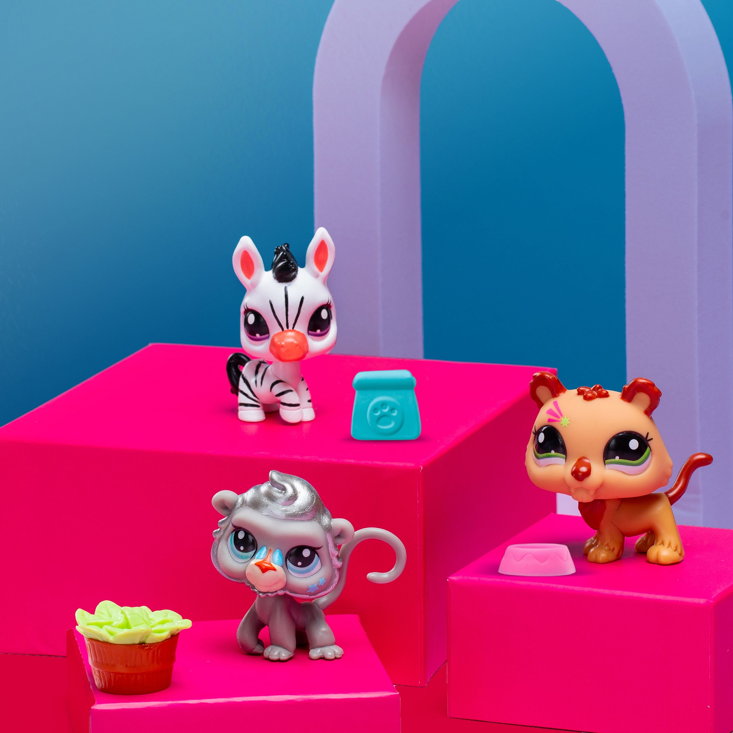 Littlest Pet Shop Pet Trio Series 2 Zoo Pets