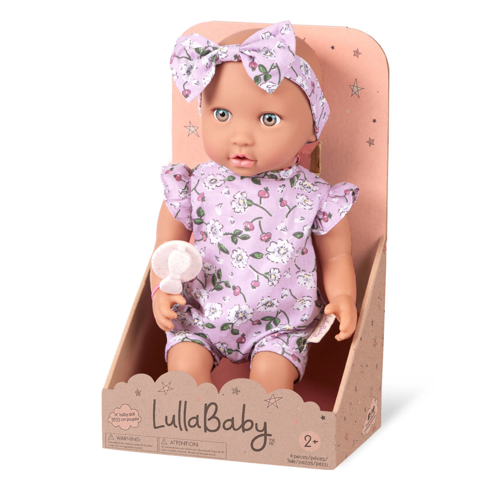 Lullababy 14 Inch Doll with Floral Outfit