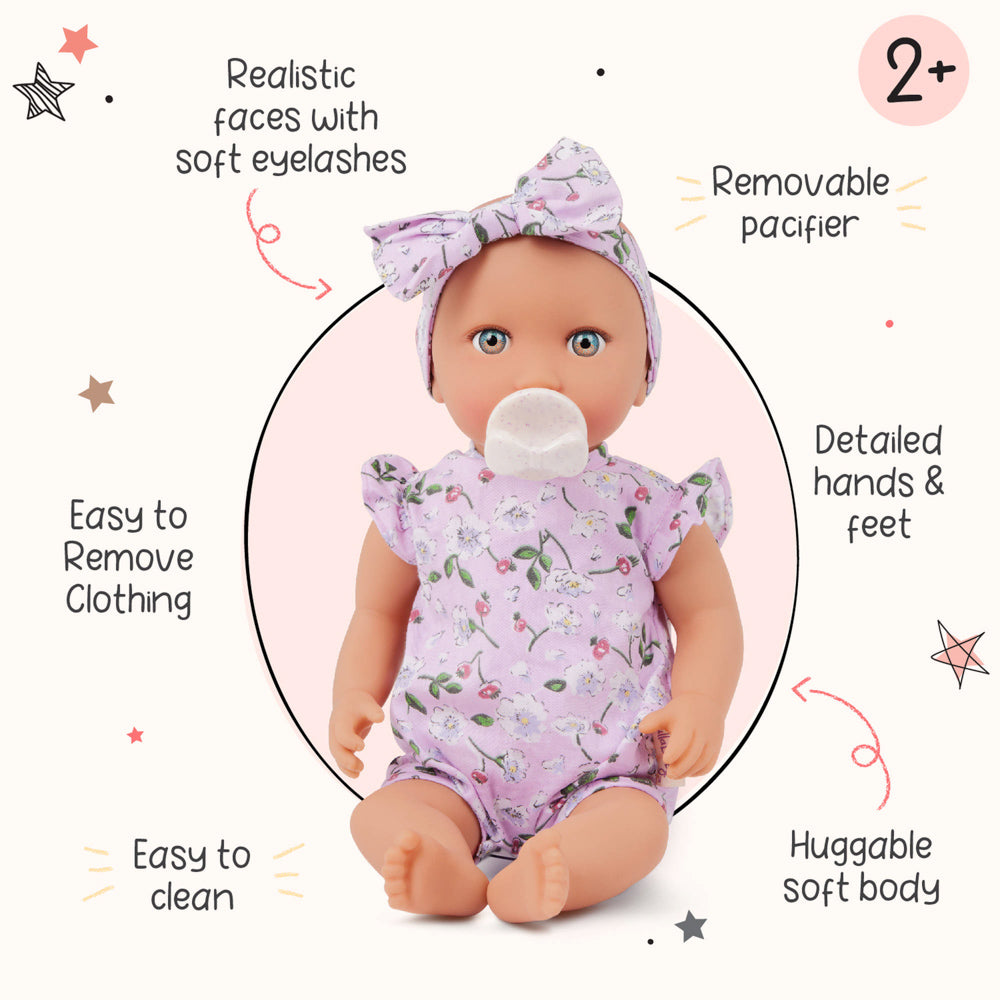 Lullababy 14 Inch Doll with Floral Outfit