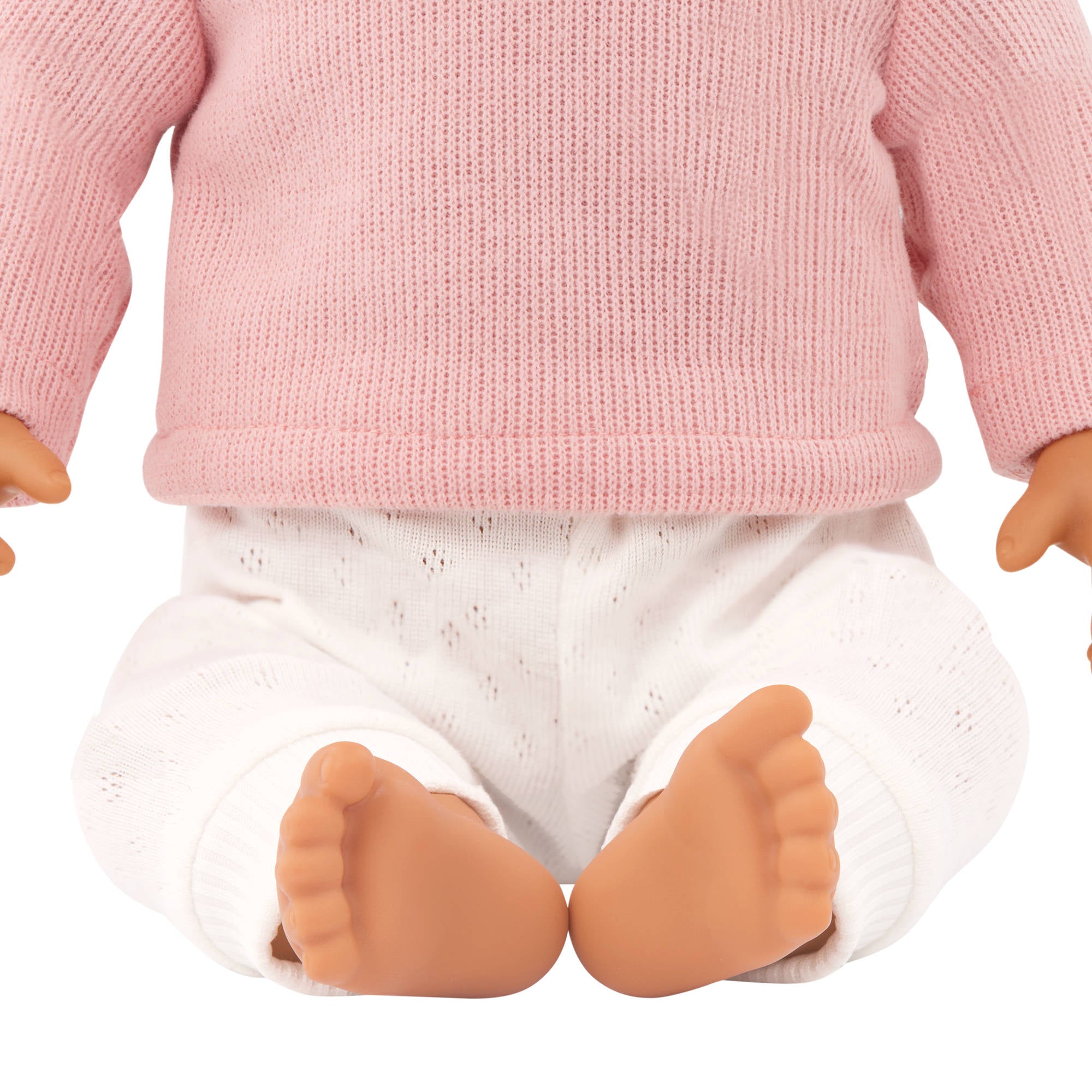 Lullababy 14 Inch Doll with Wavy Brown Hair