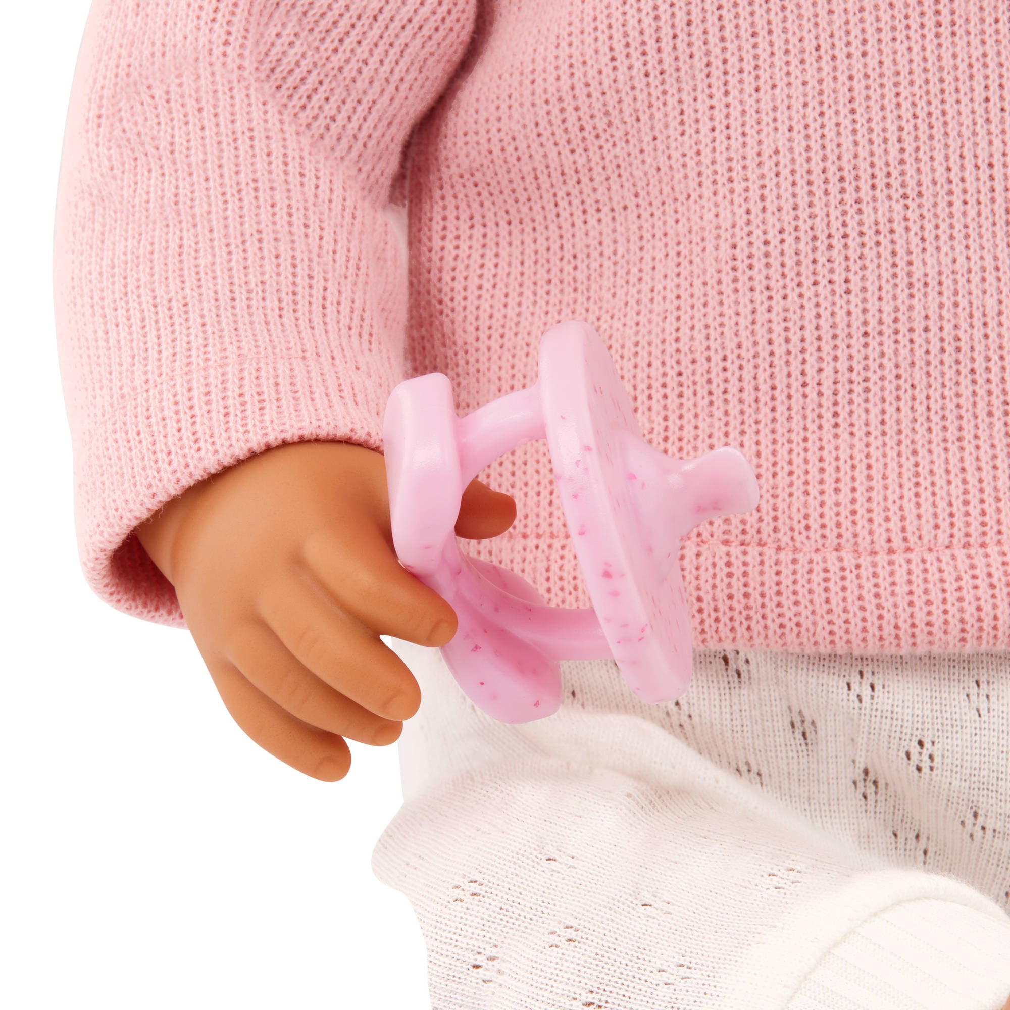 Lullababy 14 Inch Doll with Wavy Brown Hair