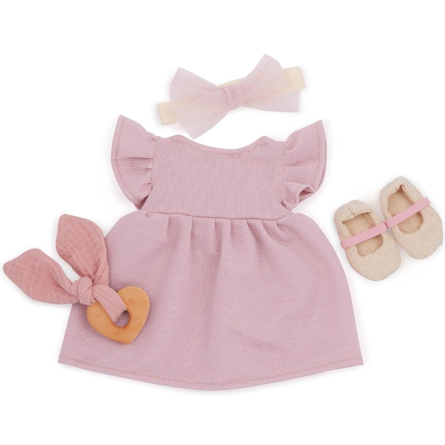 Lullababy 14 Inch Outfit - Pink Dress With Shoes