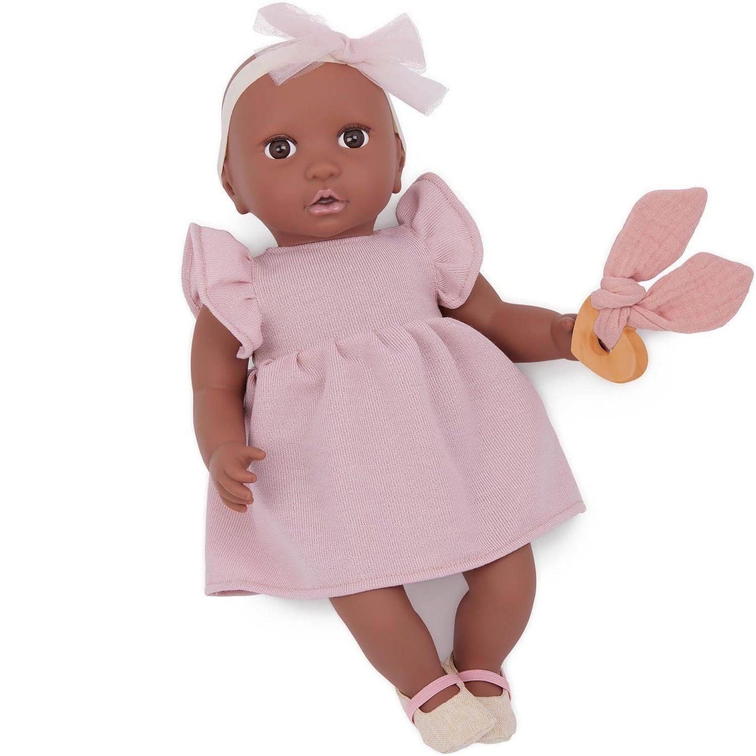 Lullababy 14 Inch Outfit - Pink Dress With Shoes