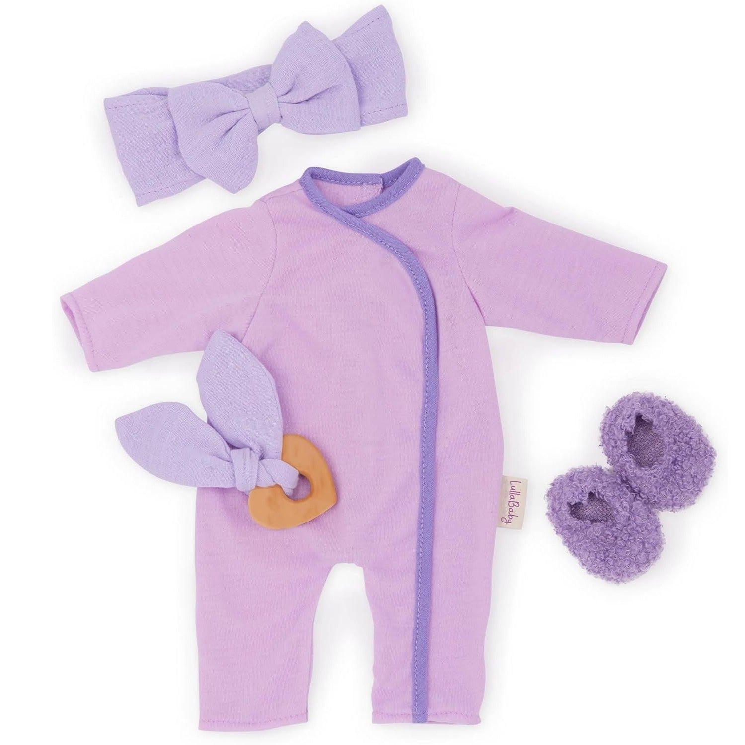 Lullababy 14 Inch Outfit - Purple Oneies Outfit - Toyworld NZ