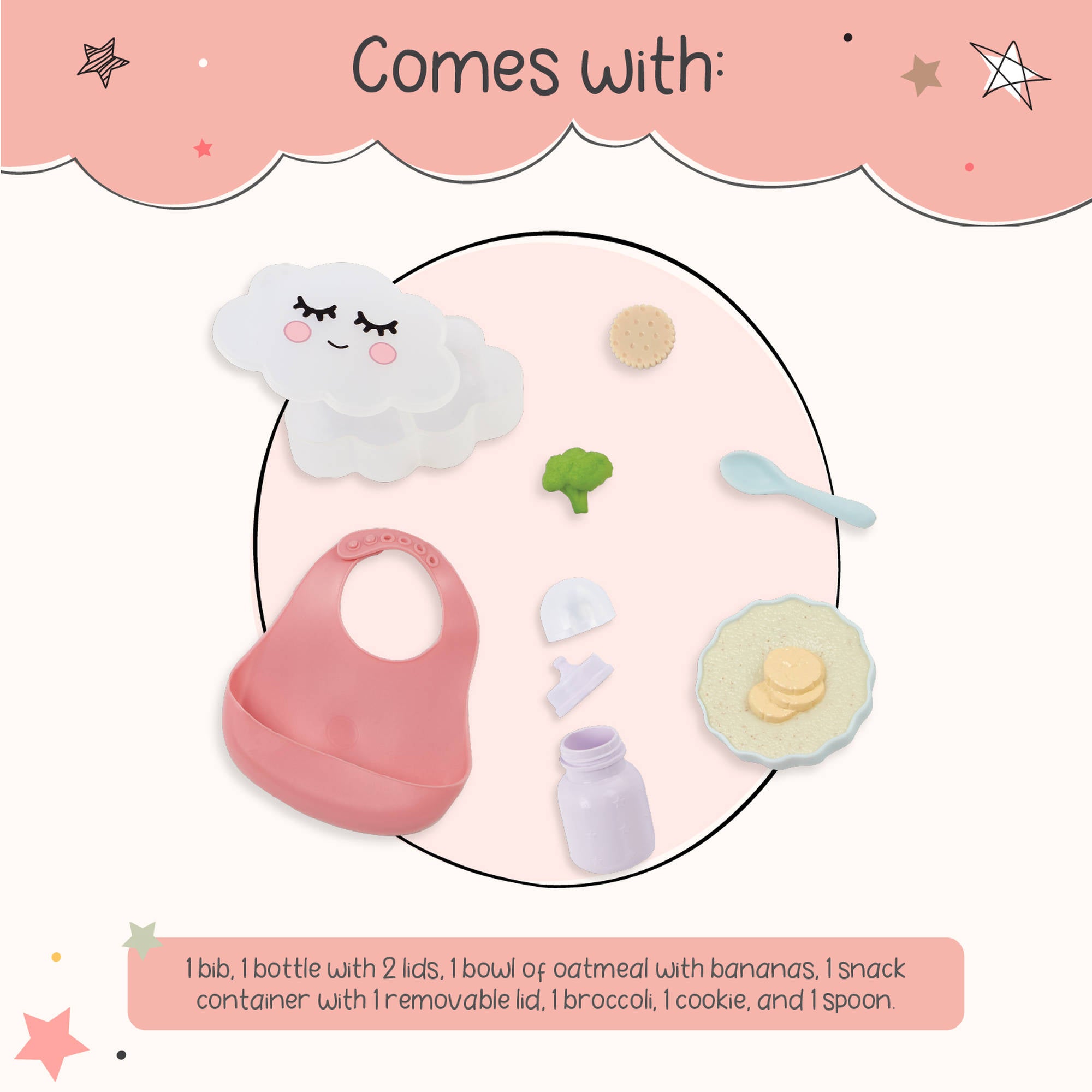 Lullababy Accessory - Meal Time Feeding Set