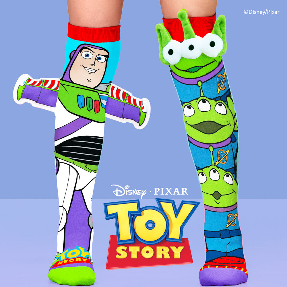 MADMIA Toy Story: Buzz and Alien Socks for kids and adults