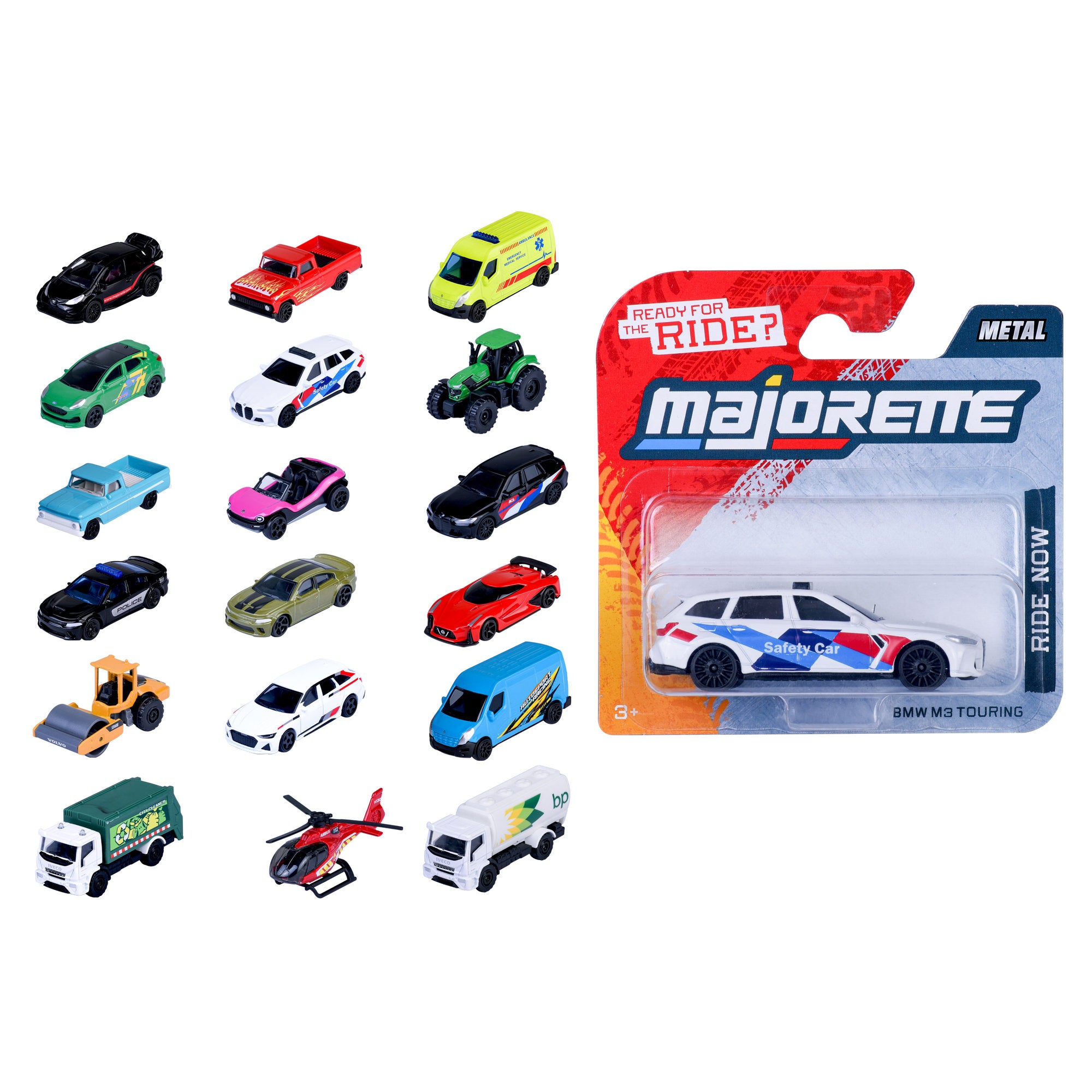 Majorette Metal Street Cars Ride Now Assortment