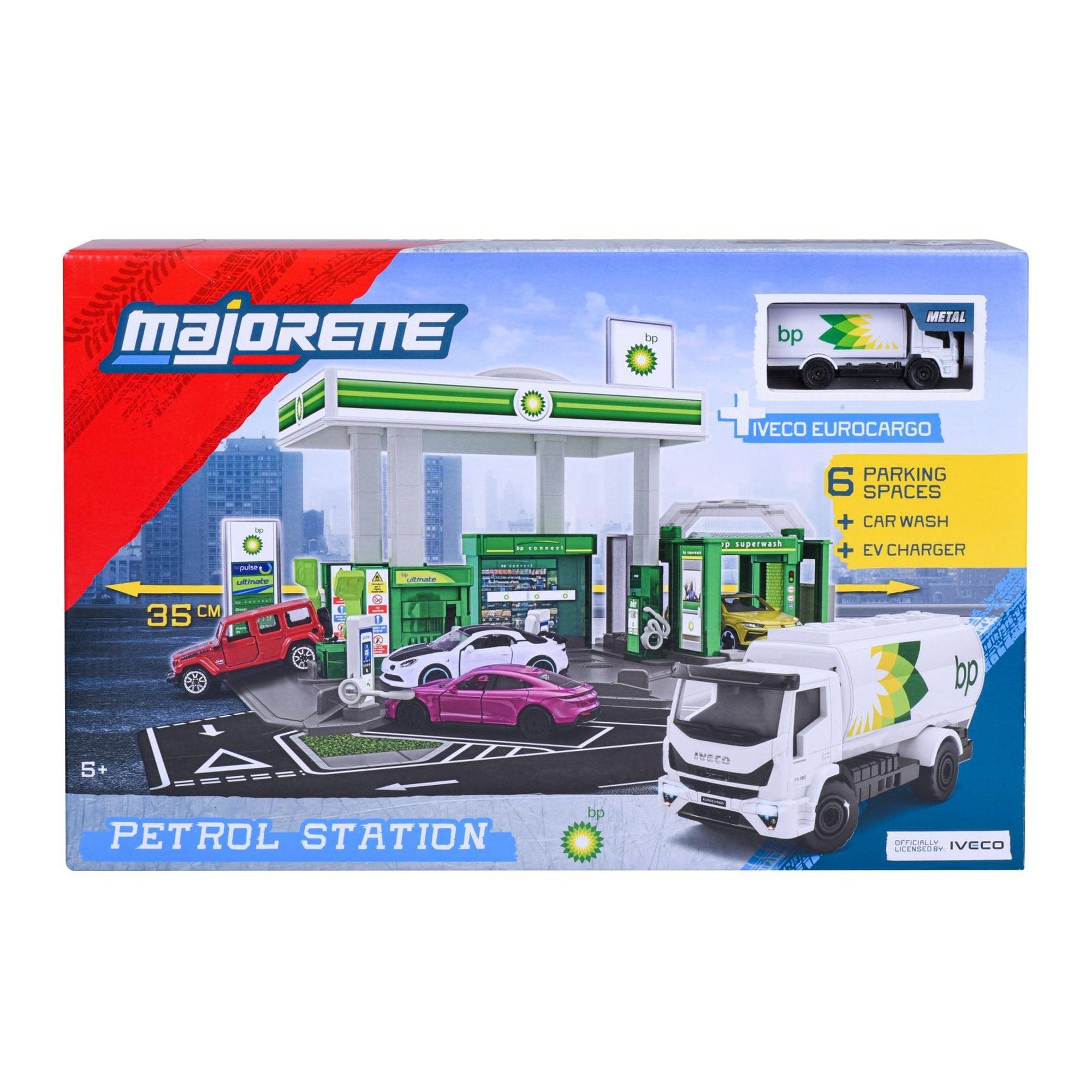 Majorette Petrol Station BP + Vehicle