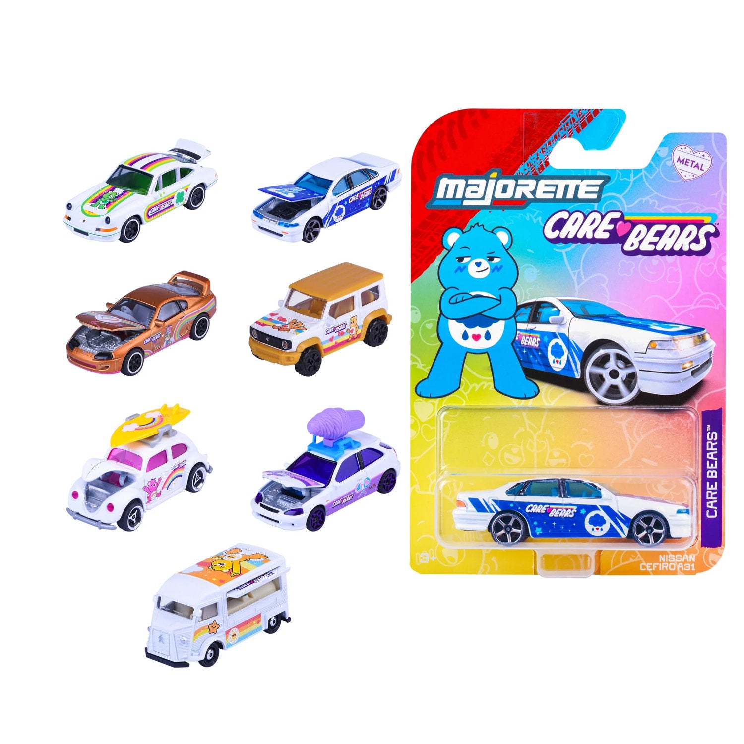 Majorette Mini Die-Cast Cars Care Bears Assorted Styles