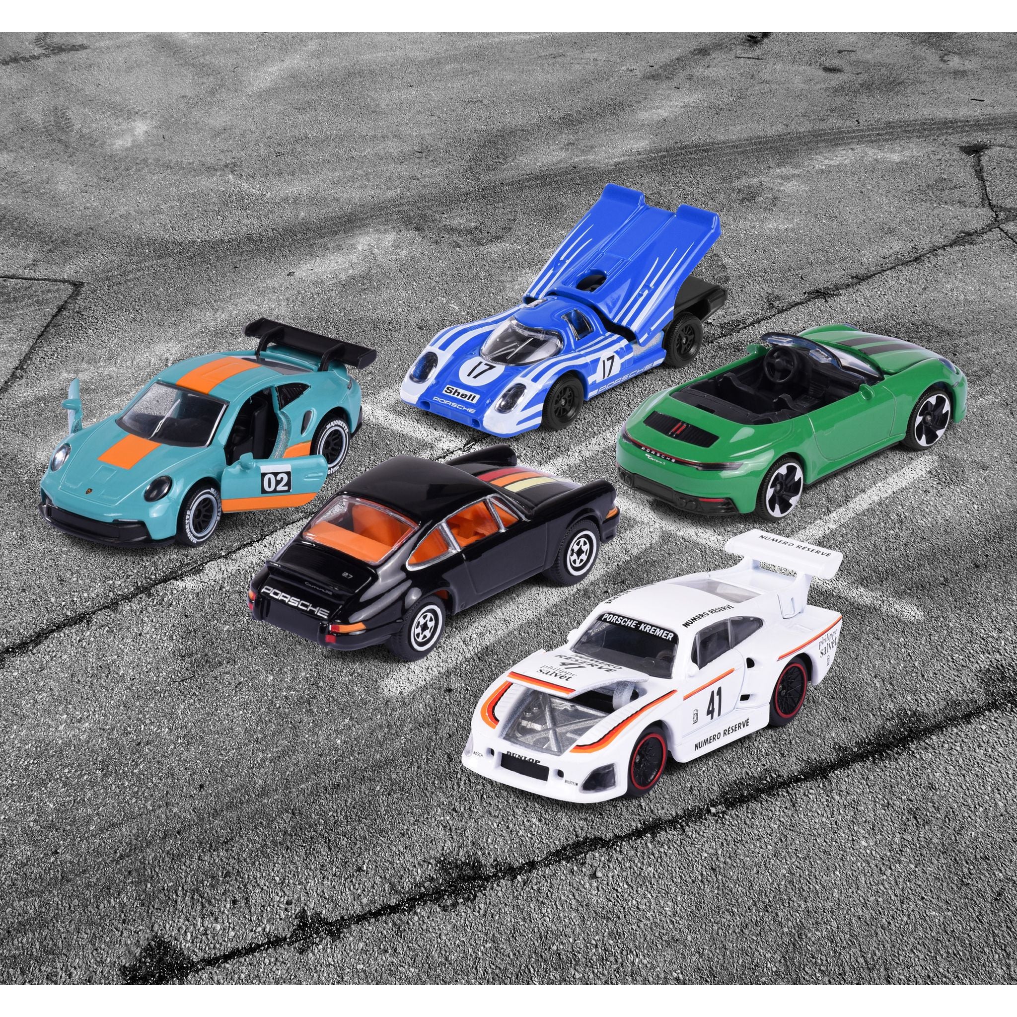 Majorette Porsche Motorsport 5 Piece Gift Pack