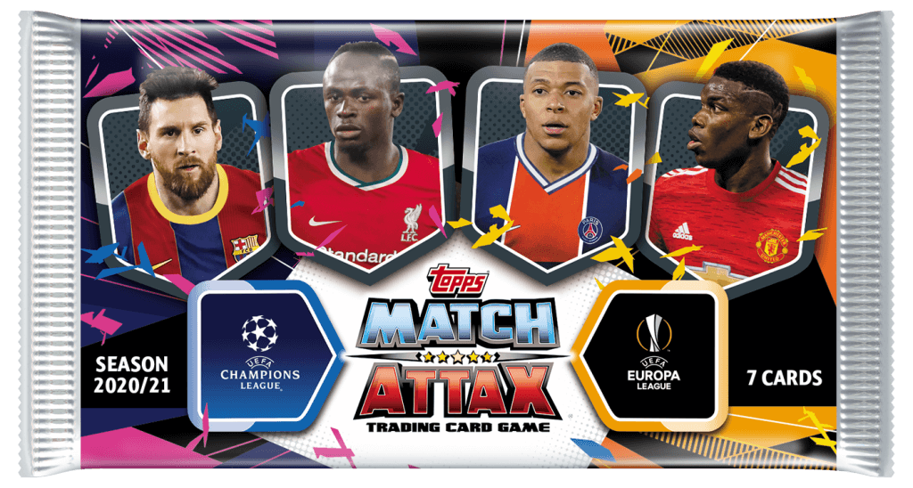 Match Attax Uefa Champions League 2020/2021 Edition Trading Card Booster Pack