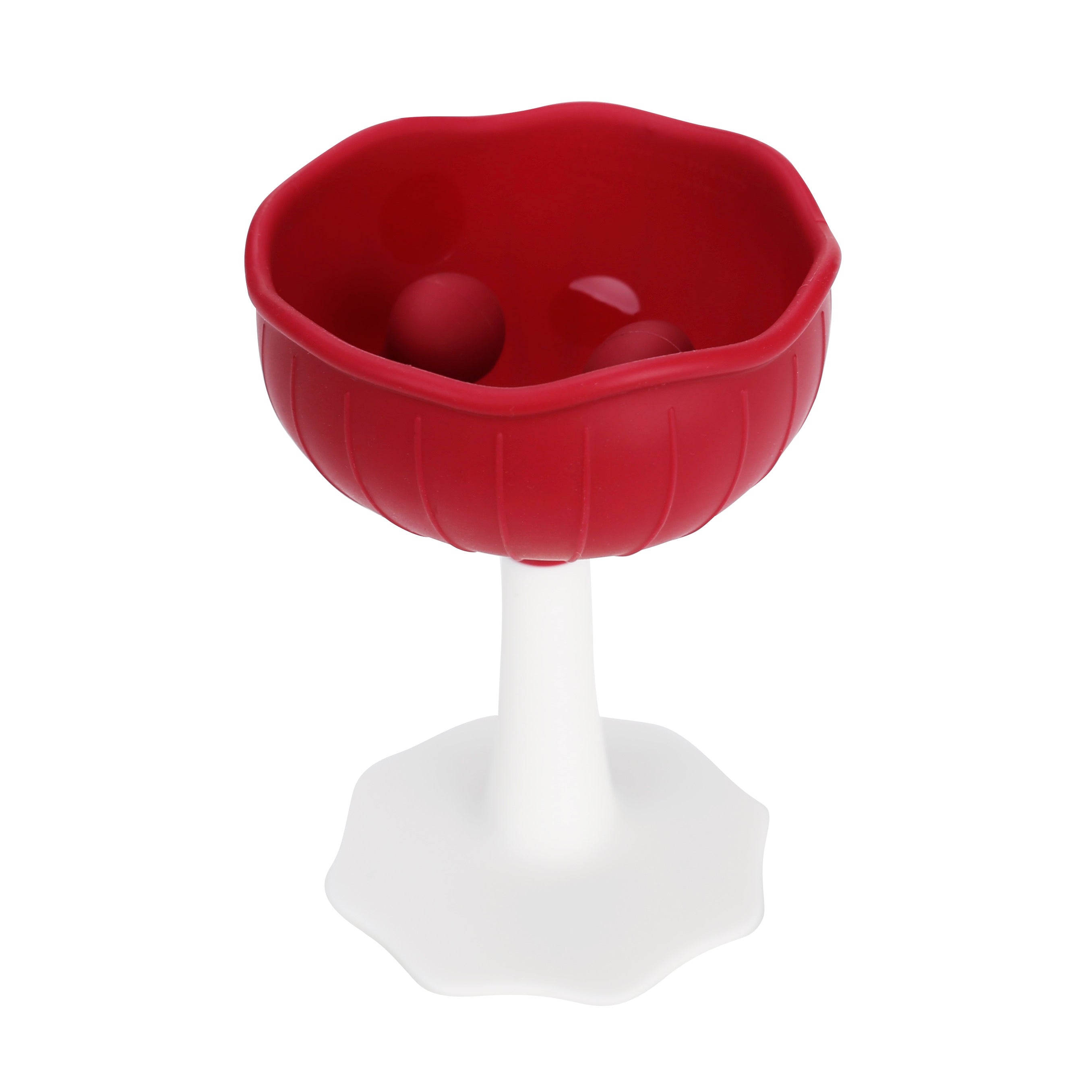 Mombella Mushroom Soothing Teether Chimney Red