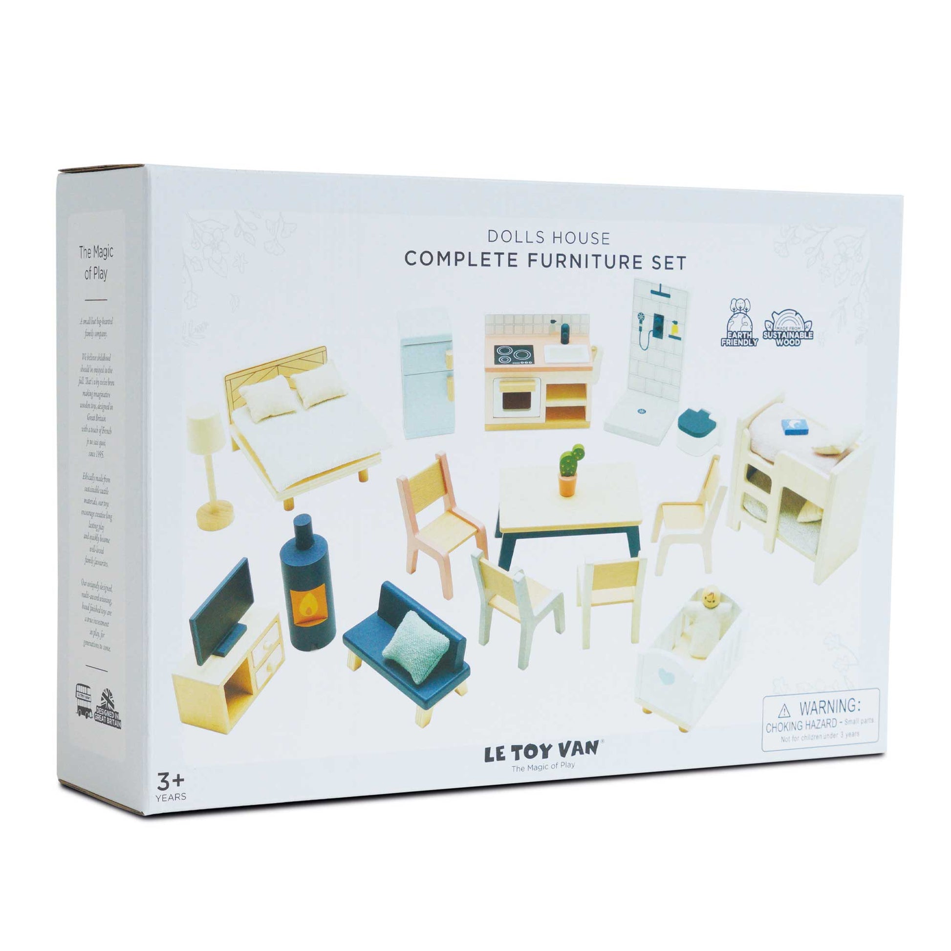 Le Toy Van Wooden Dollhouse Starter Furniture Set - Toyworld NZ