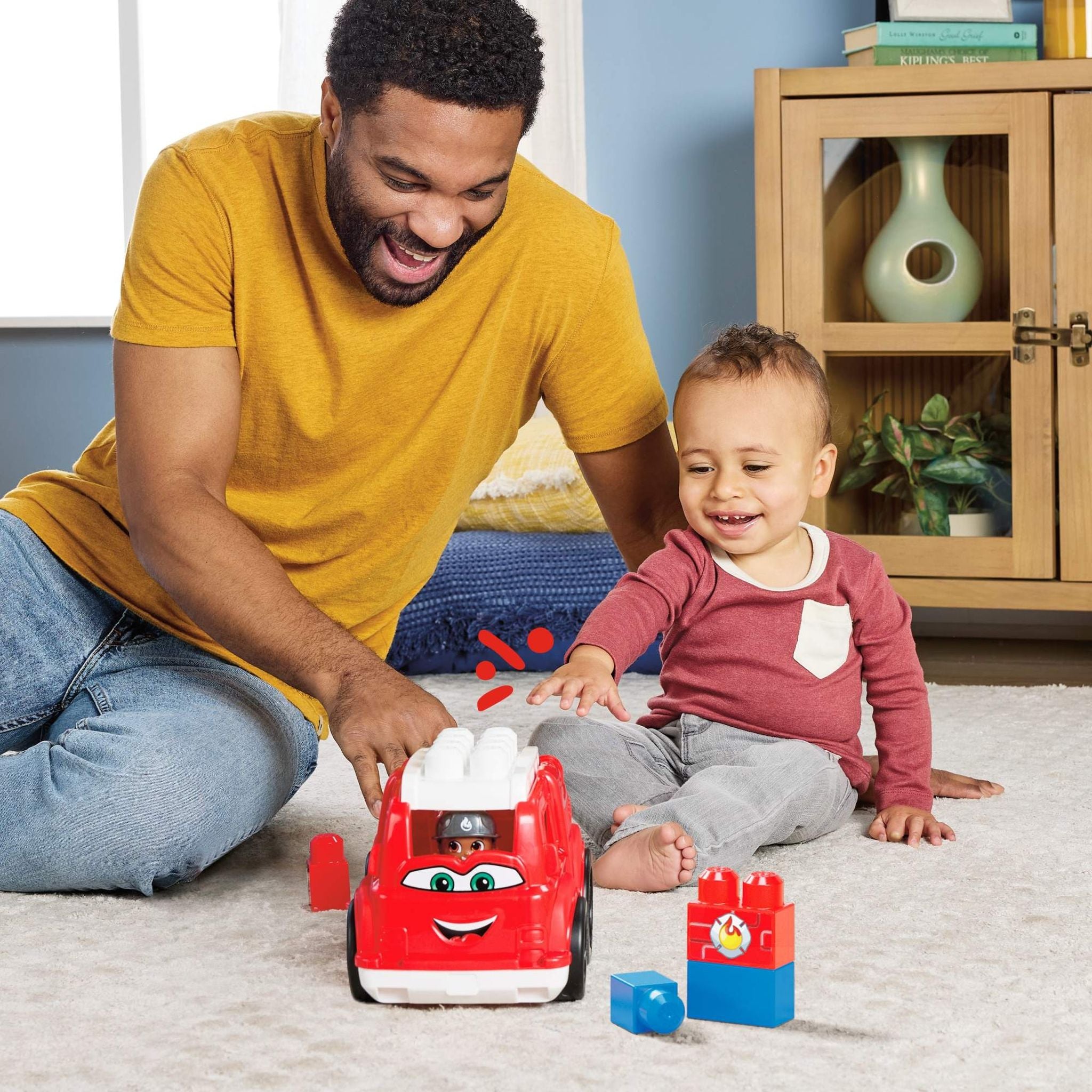 Fisher-Price MEGA Bloks First Builders Lil Vehicles Freddy Firetruck