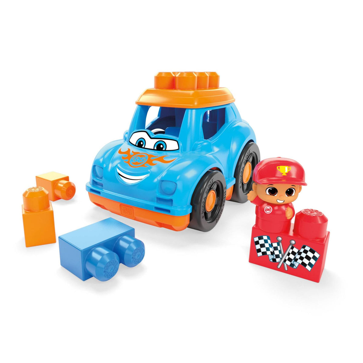 Fisher-Price MEGA BLOKS First Builders Ricky Race Car – Toyworld NZ