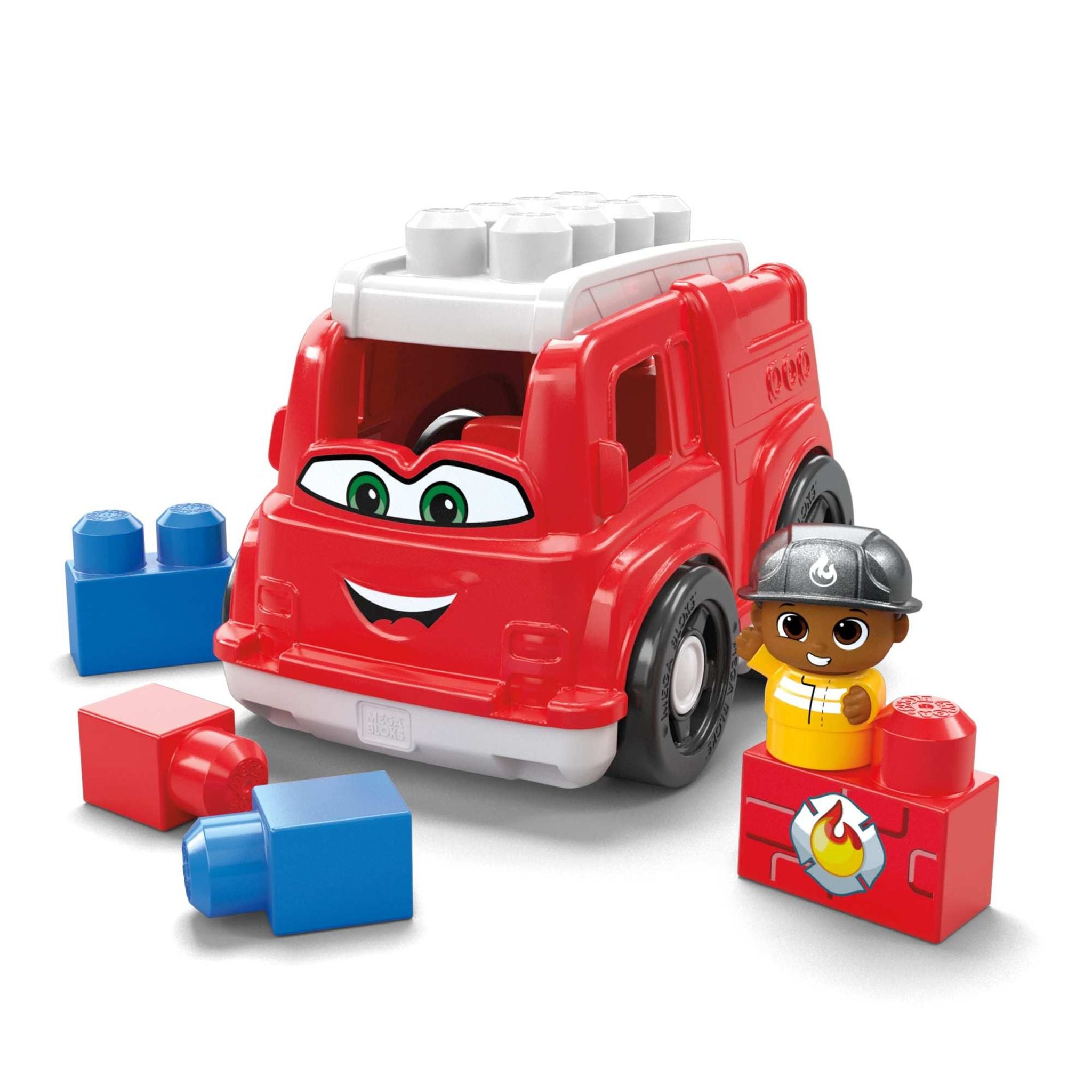 Fisher-Price MEGA Bloks First Builders Lil Vehicles Freddy Firetruck