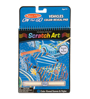 Melissa & Doug On The Go - Scratch Art - Vehicles