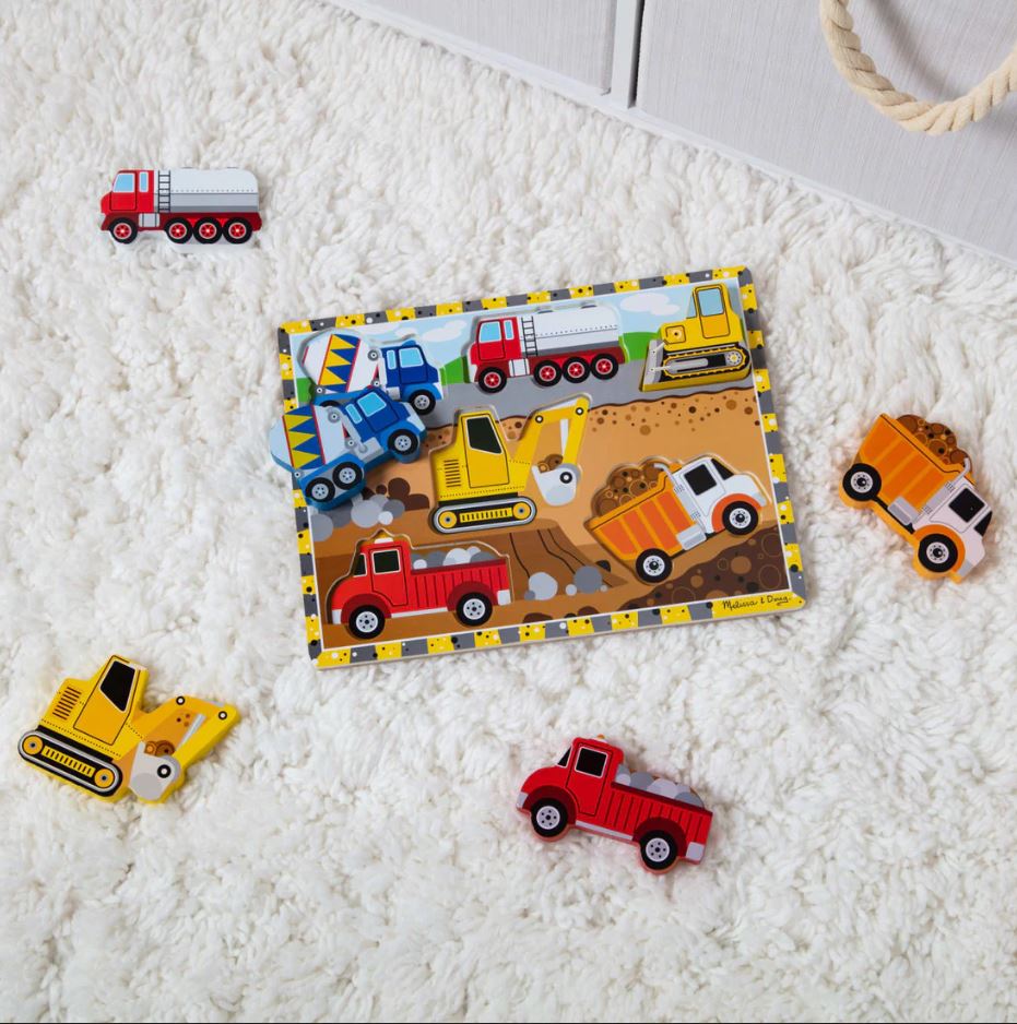 Melissa & Doug - Chunky Puzzle Construction - Toyworld NZ