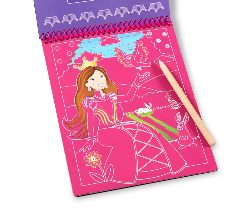 Melissa & Doug - On The Go - Scratch Art - Fairy Tales