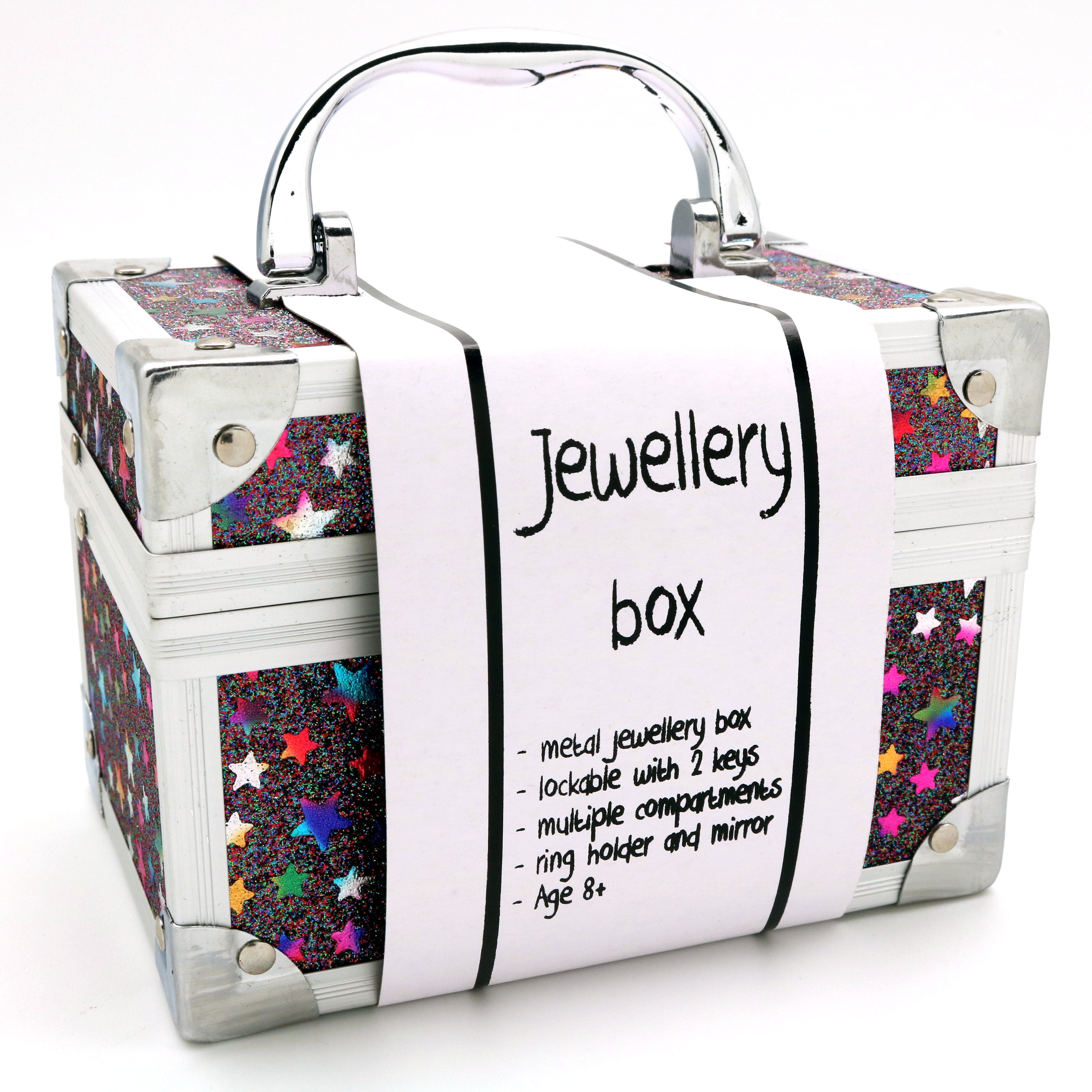 Metal Jewellery Box Medium Assorted Styles