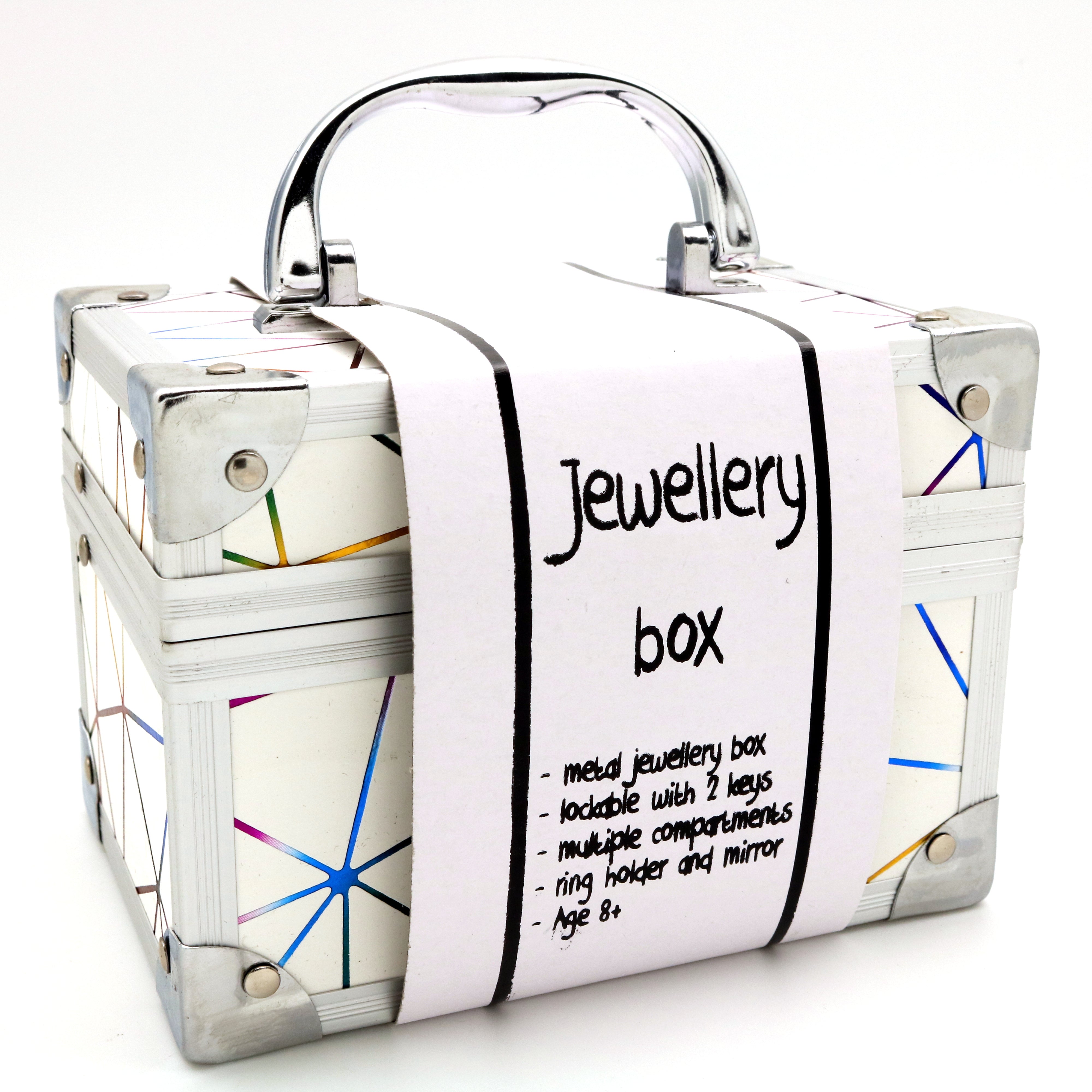 Metal Jewellery Box Medium Assorted Styles