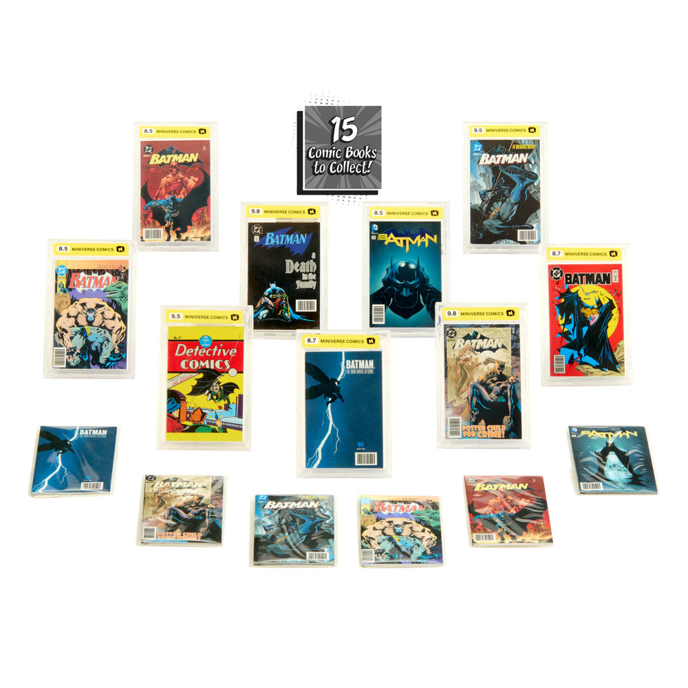 MGA's Miniverse - Make It Mini Batman blind box toys.