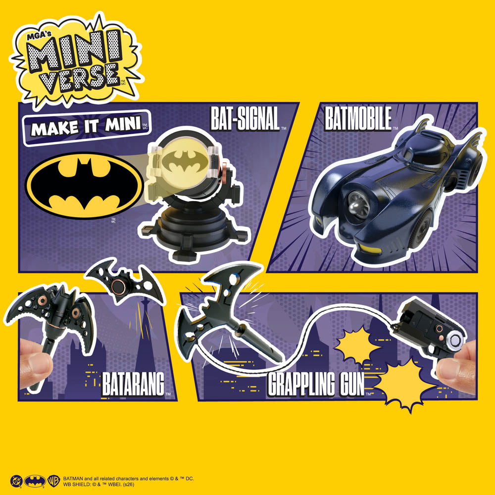 MGA's Miniverse - Make It Mini Batman blind box toys.