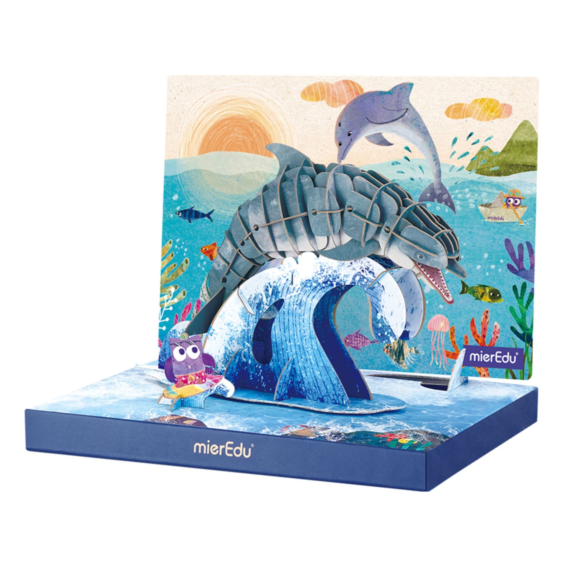 MierEdu Eco 3D Puzzle - Bottlenose Dolphin