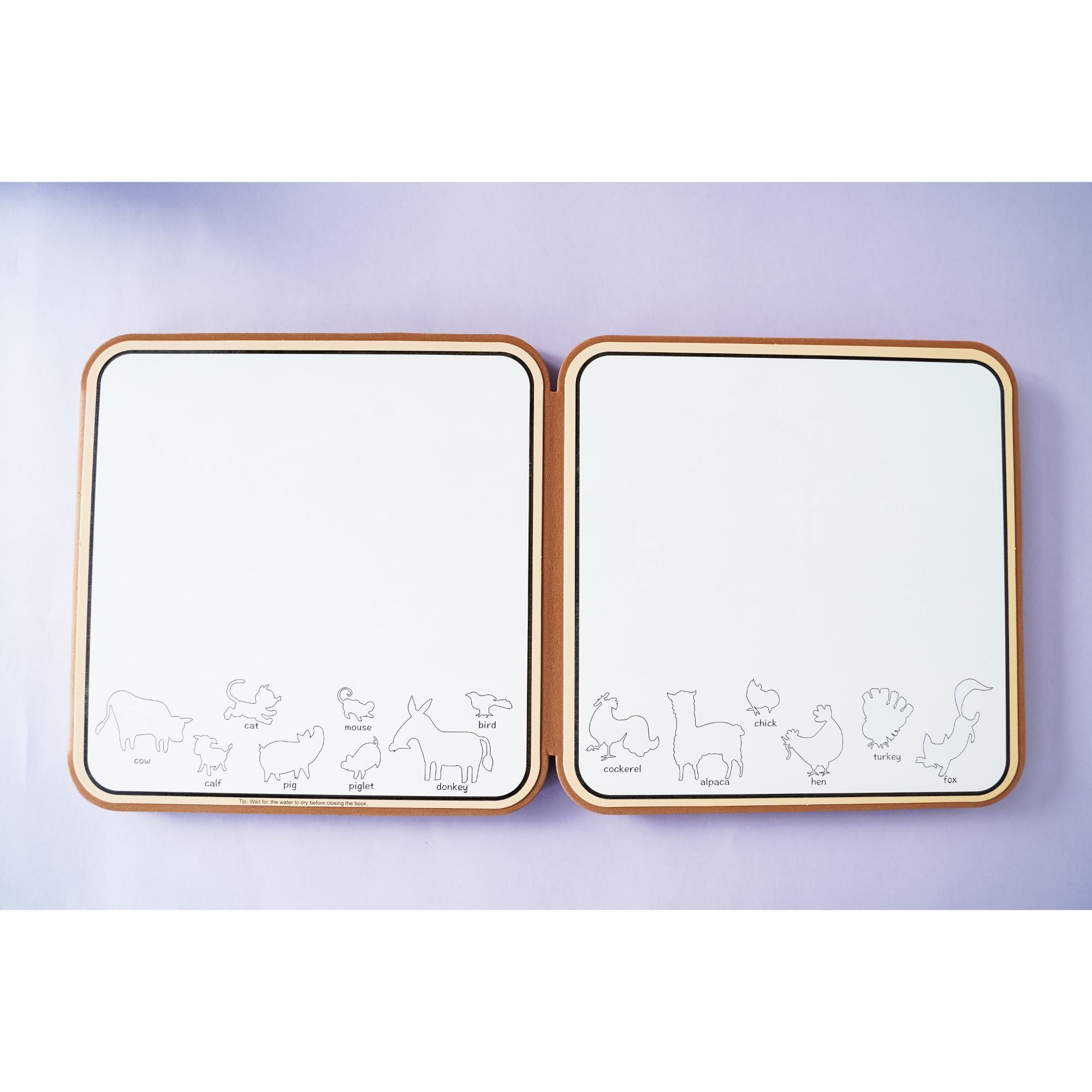 MierEdu Farm Animals Magic Water Doodle Book