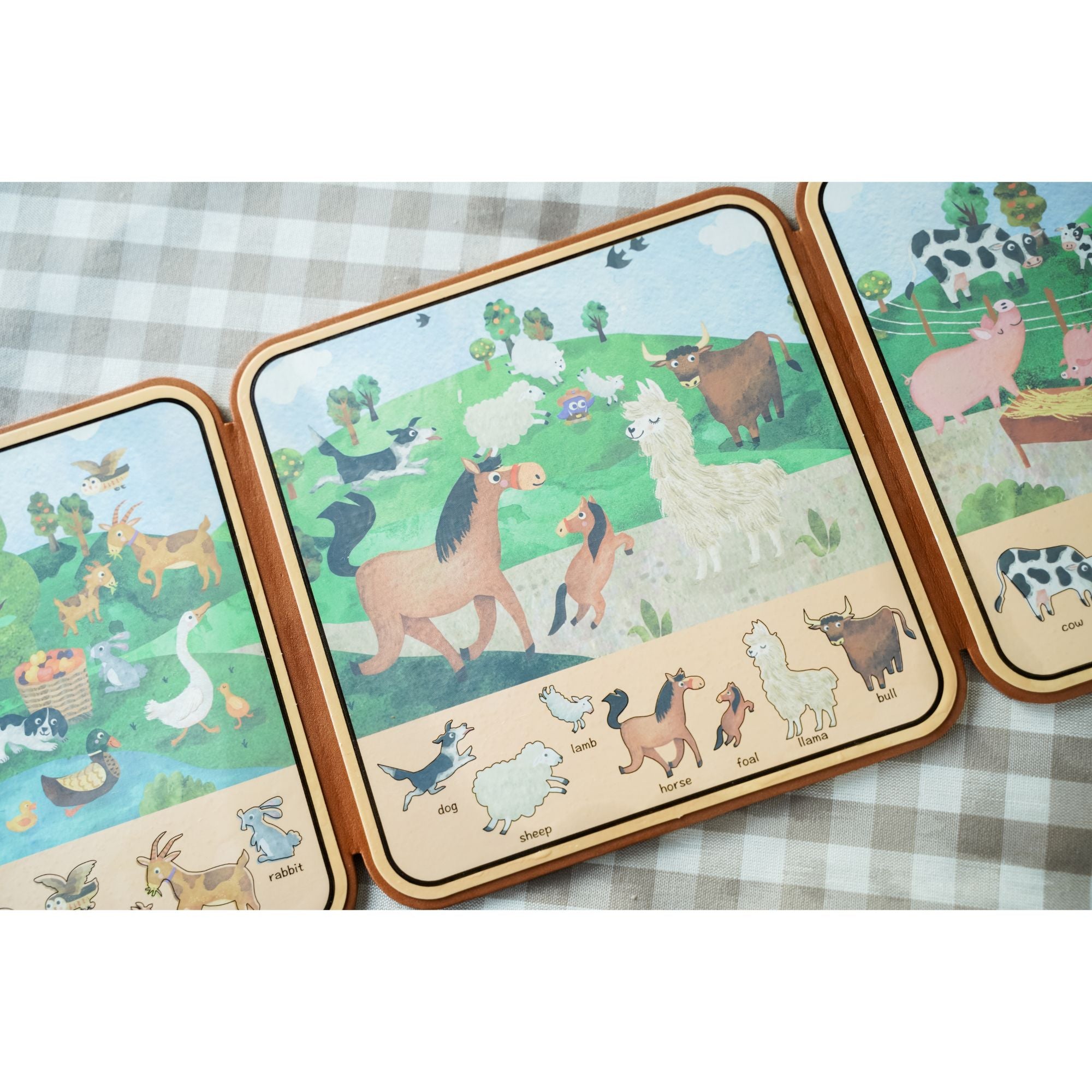 MierEdu Farm Animals Magic Water Doodle Book