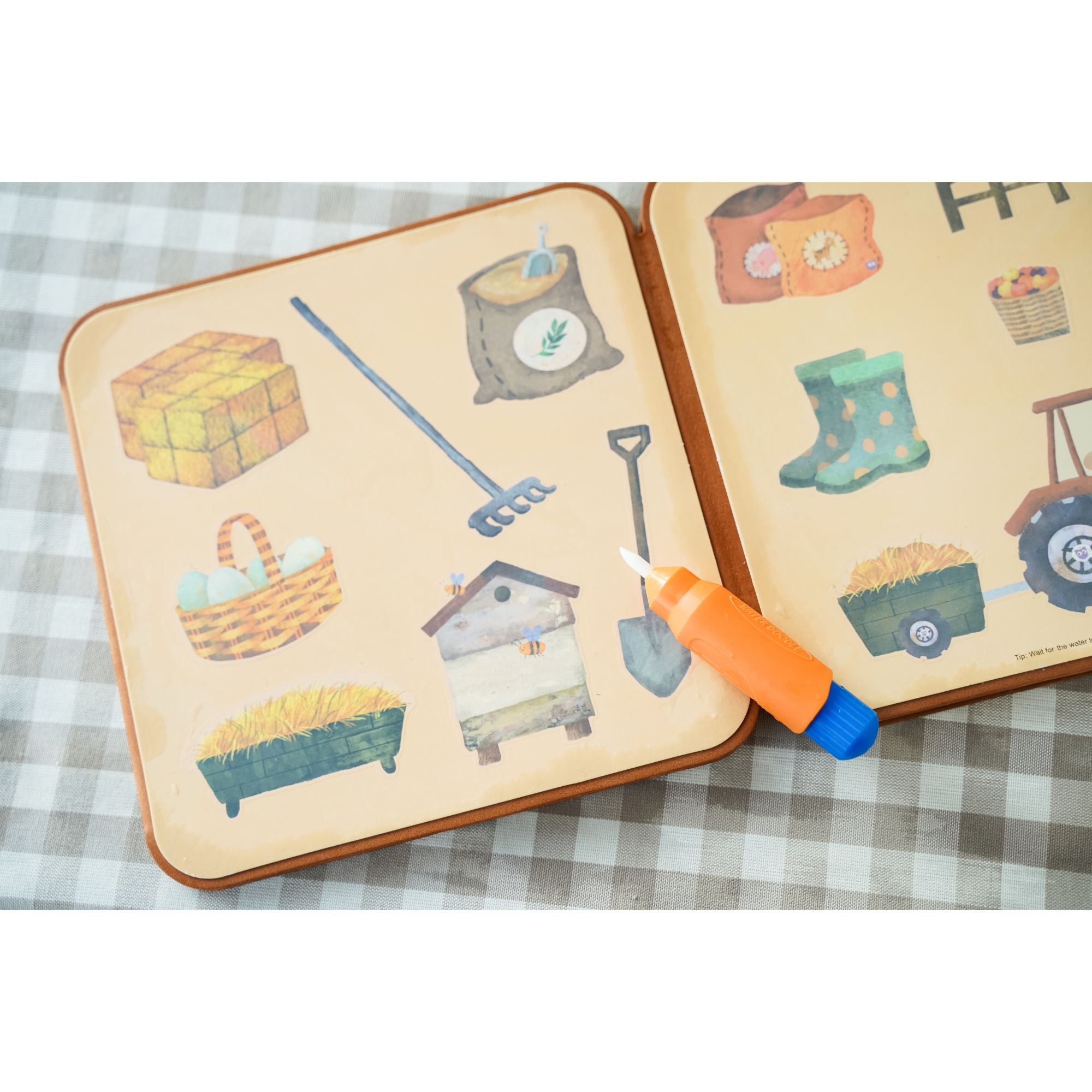 MierEdu Farm Animals Magic Water Doodle Book