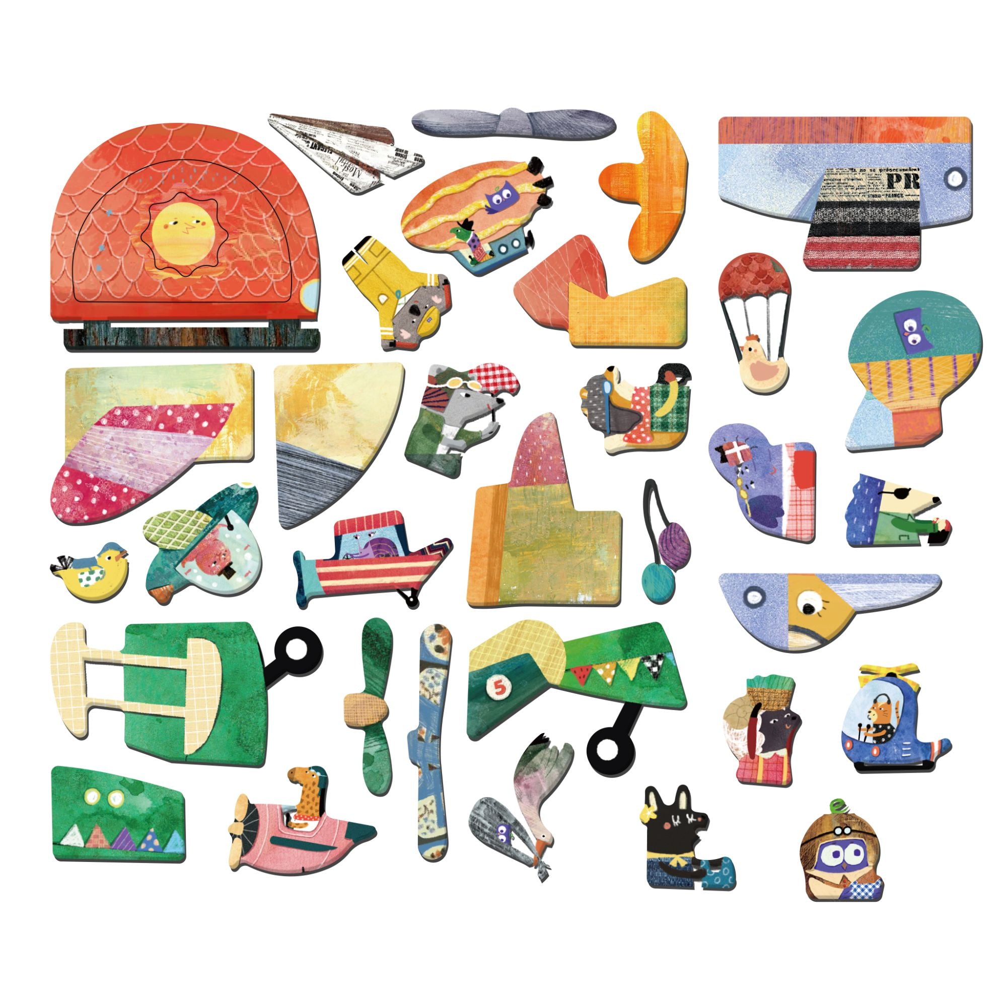 MierEdu Magnetic Puzzle Box Aircraft