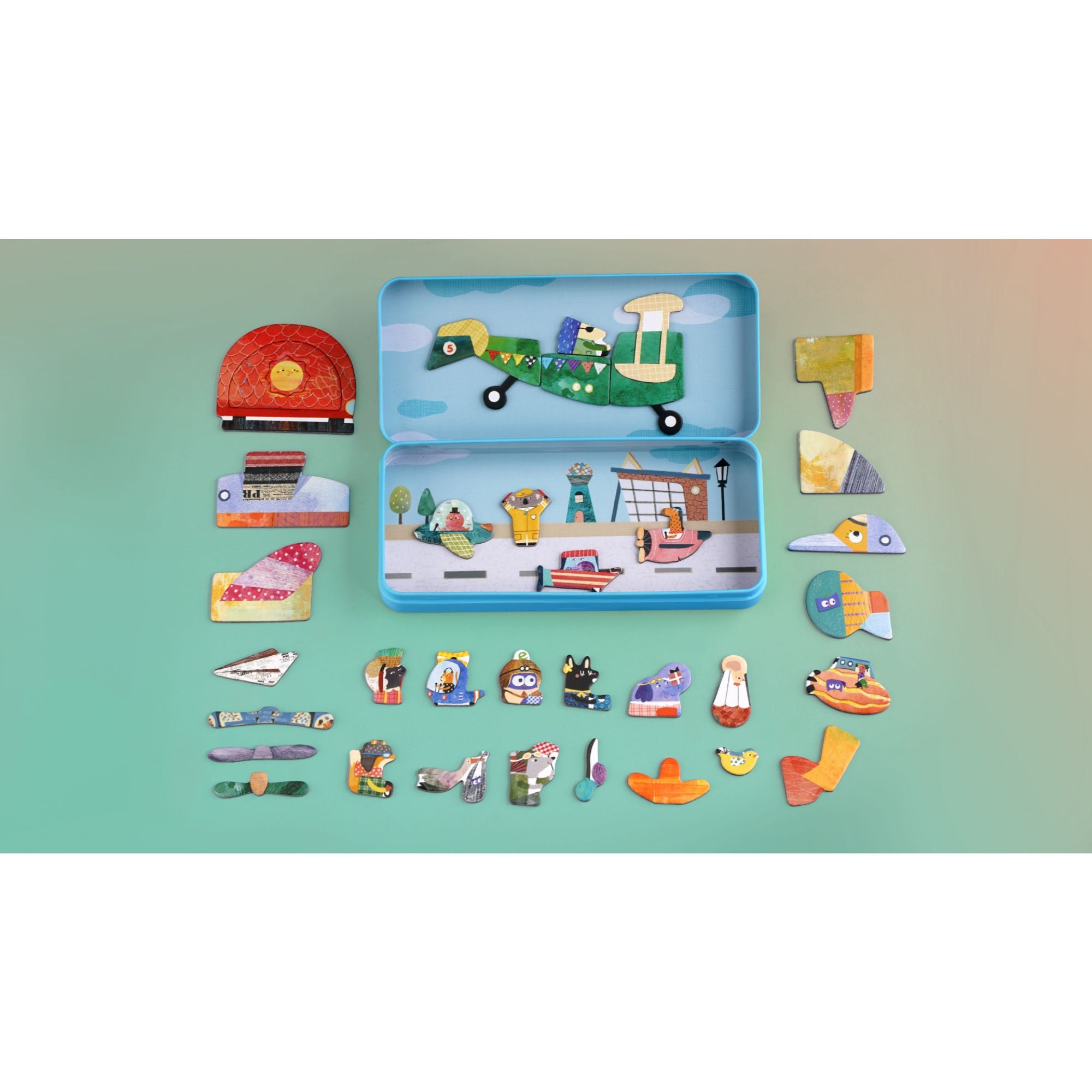 MierEdu Magnetic Puzzle Box Aircraft