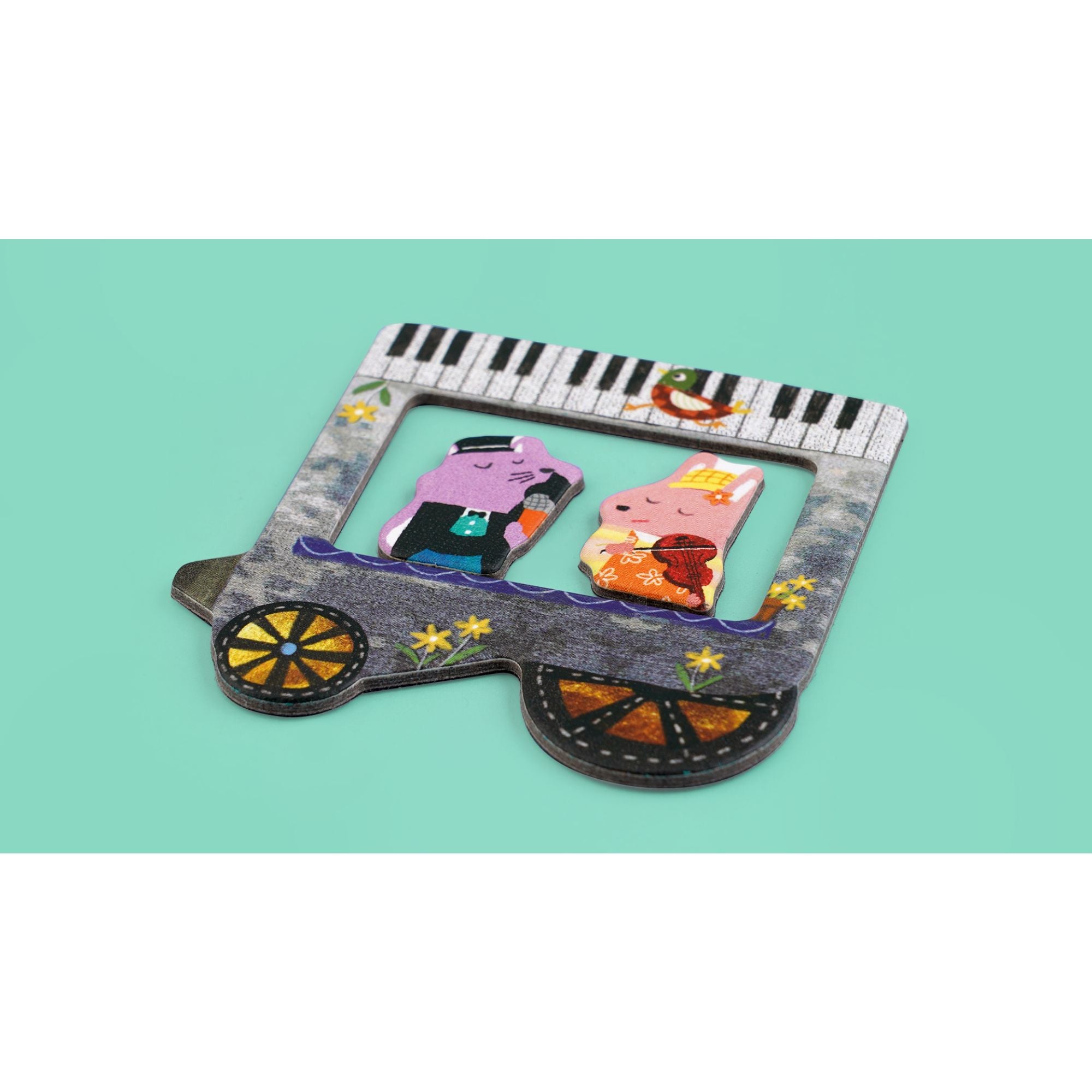 MierEdu Magnetic Puzzle Box Cars