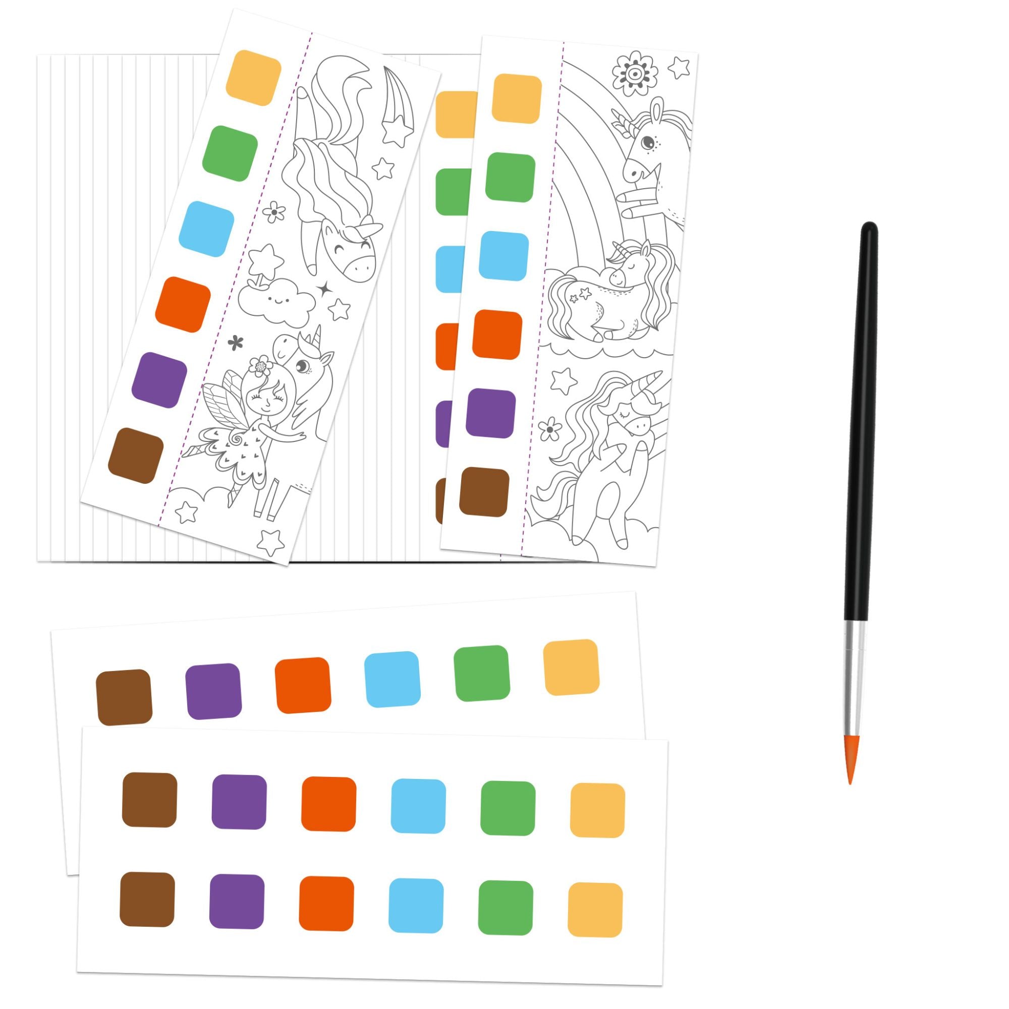 MierEdu Pocket Watercolour Painting Book - Fantasy Land