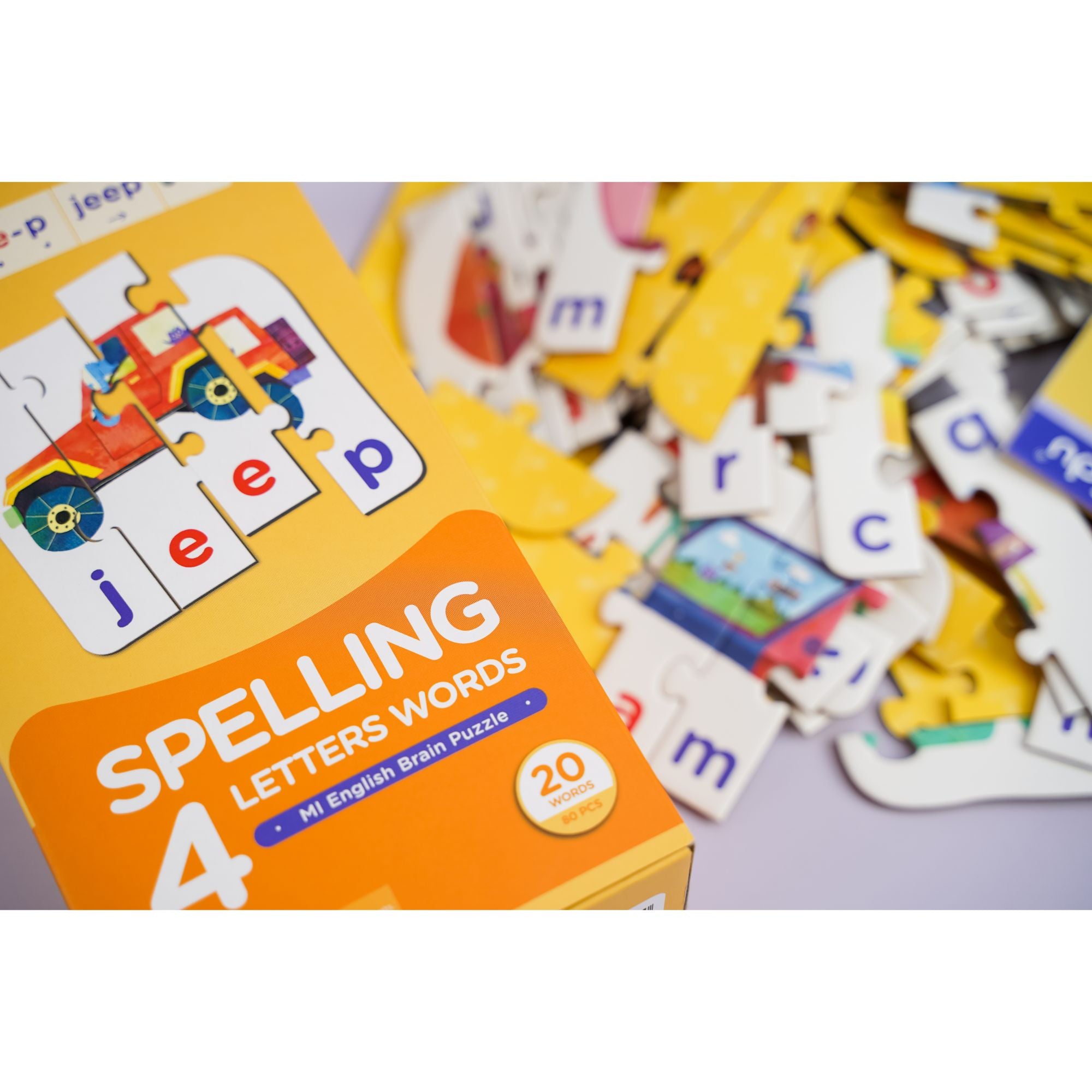 MierEdu Spelling 4 Letters Words Puzzle