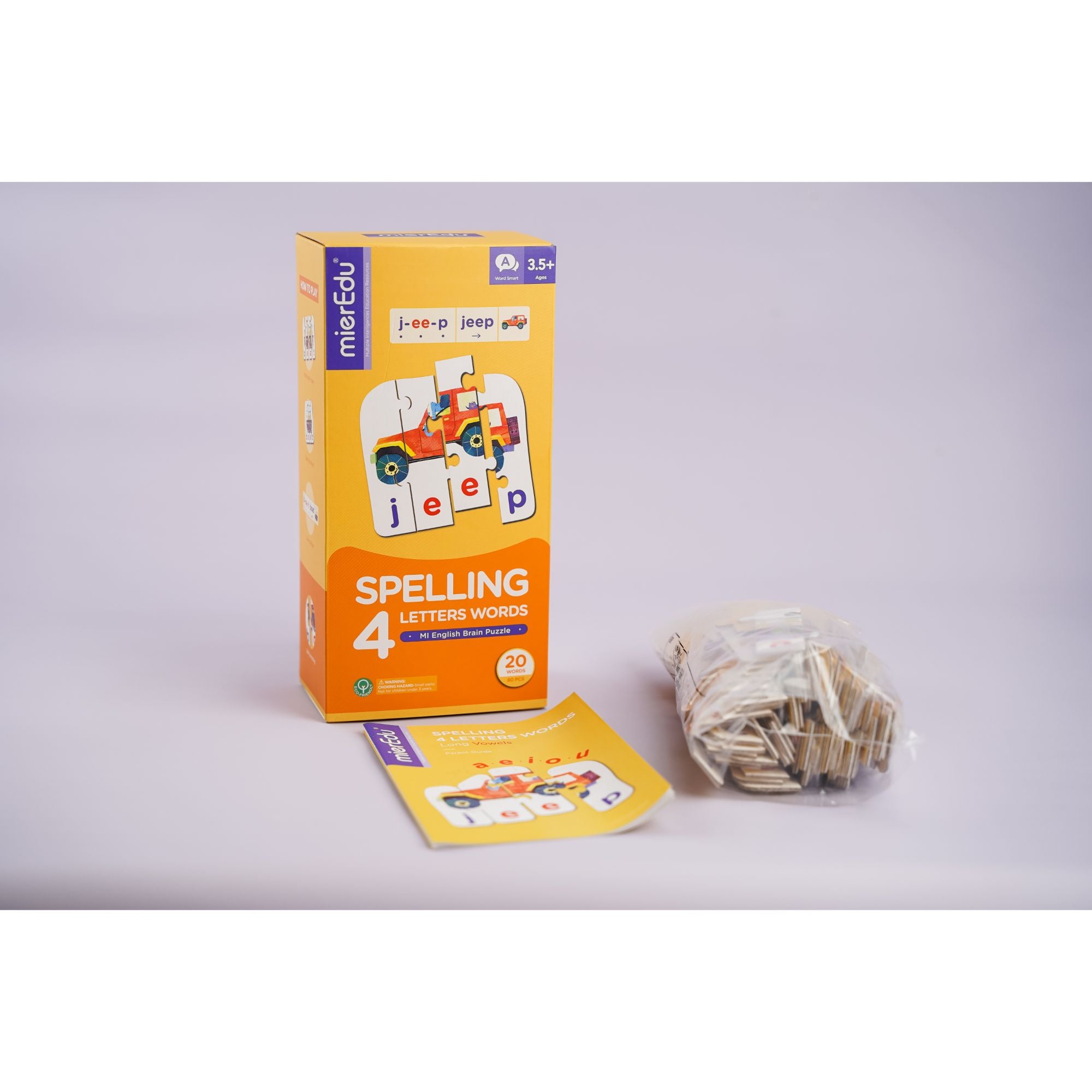 MierEdu Spelling 4 Letters Words Puzzle