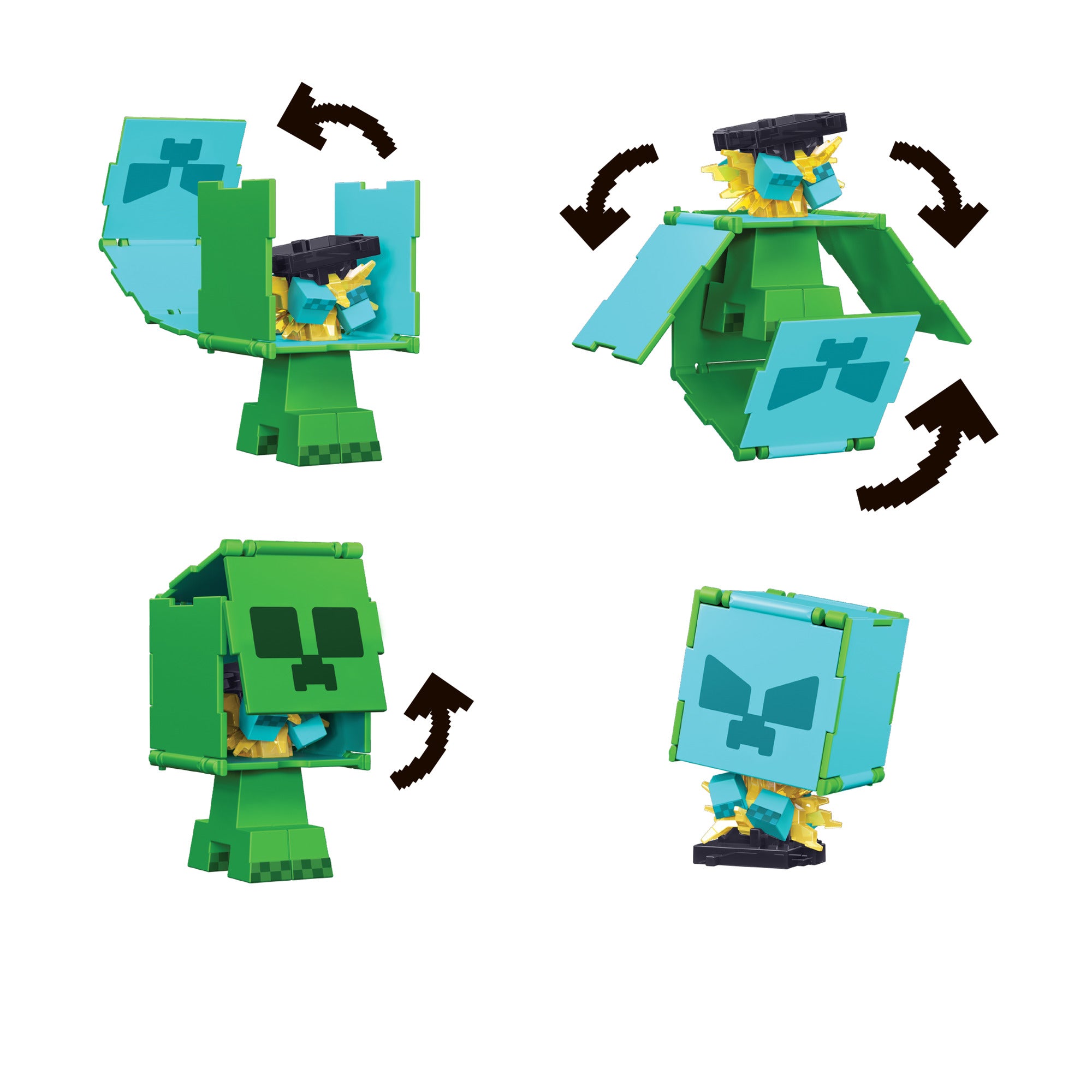Minecraft Flippin' Figs - Creeper + Charged Creeper