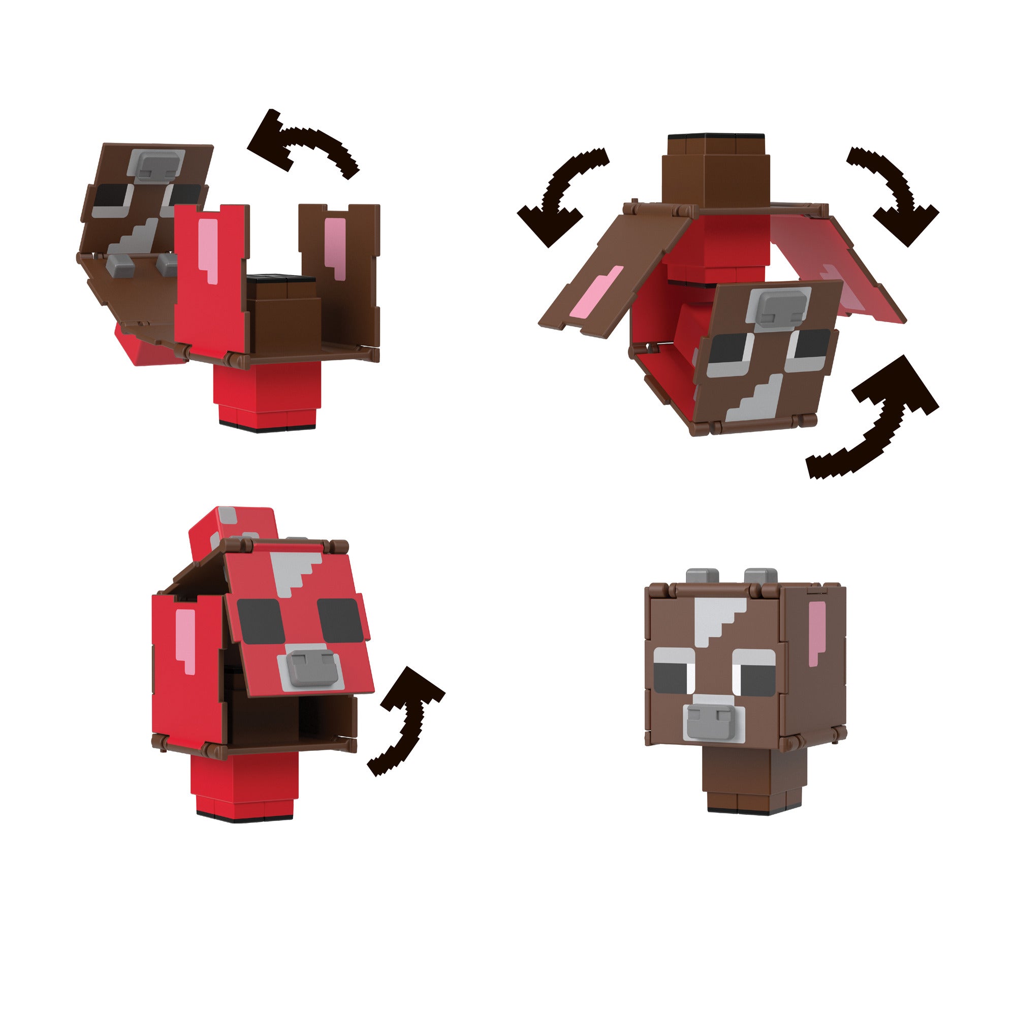 Minecraft Flippin' Figs - Mooshroom + Cow