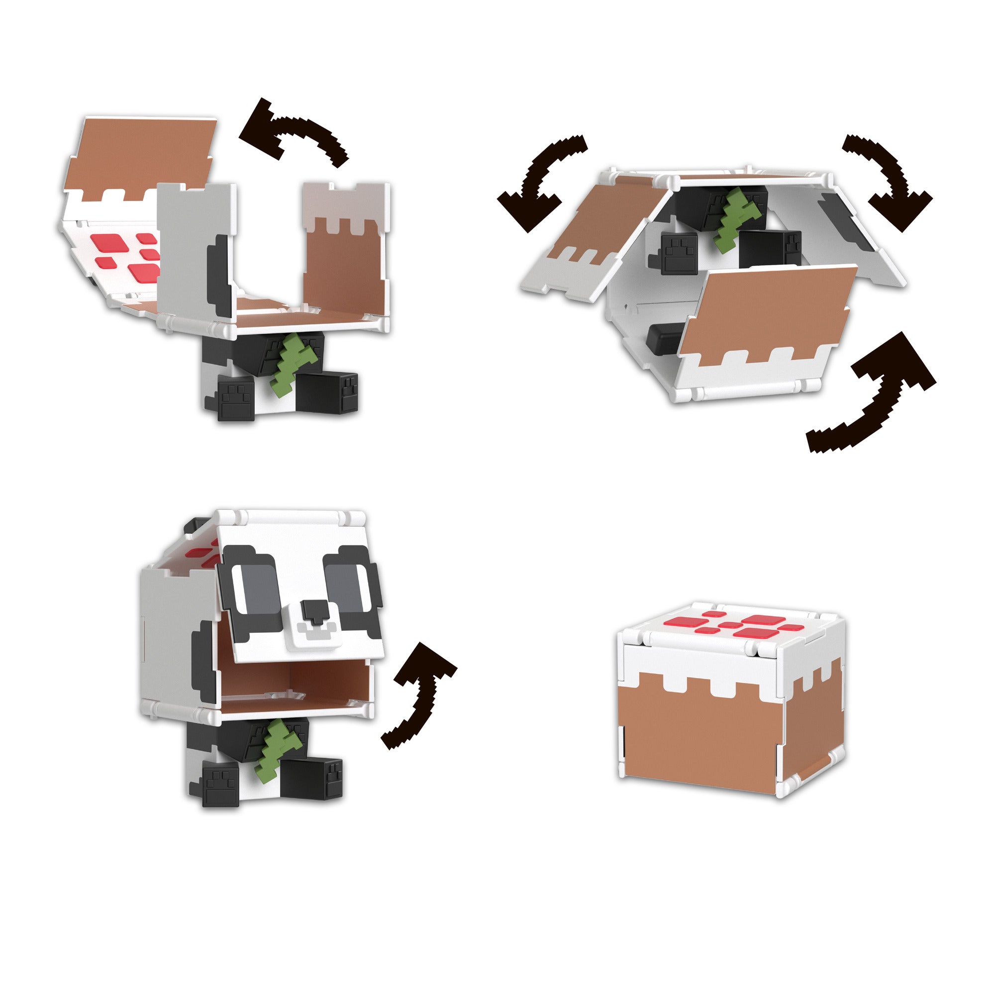 Minecraft Flippin' Figs - Panda + Cake
