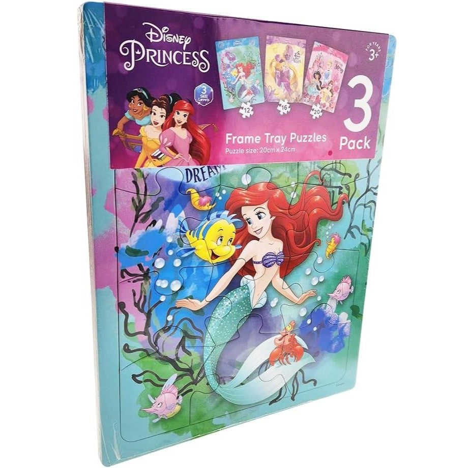 MJM Licensed Puzzle Princess 3Pk - Toyworld NZ