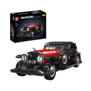 Mould King Vintage Convertible Car Building Kit - Toyworld NZ