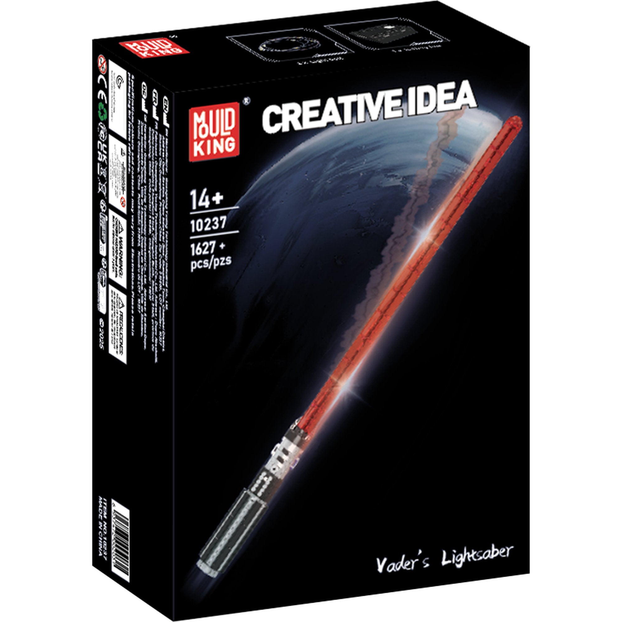 Mould King 10237 Vader’s Lightsaber Replica Laser Sword Building Set