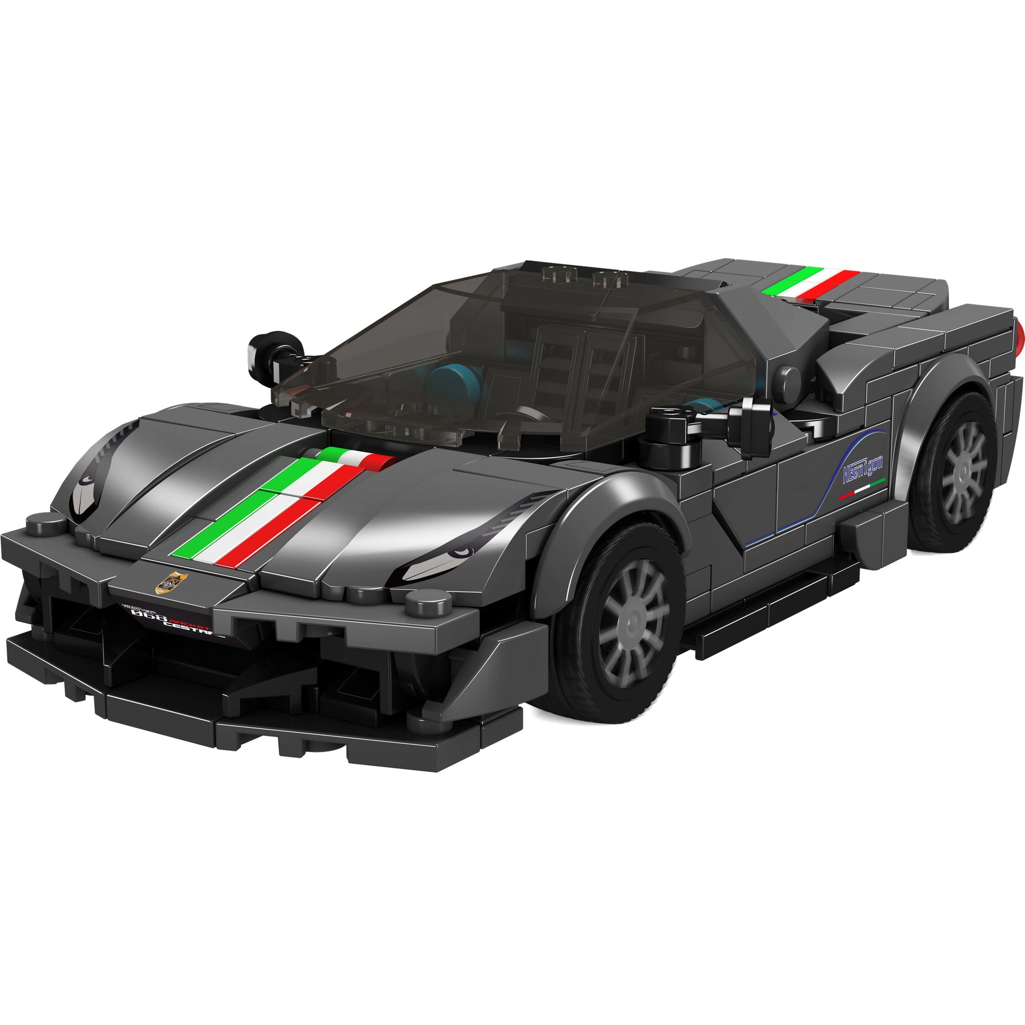 Mould King 27068 The 488 Pista Car Model Building Set