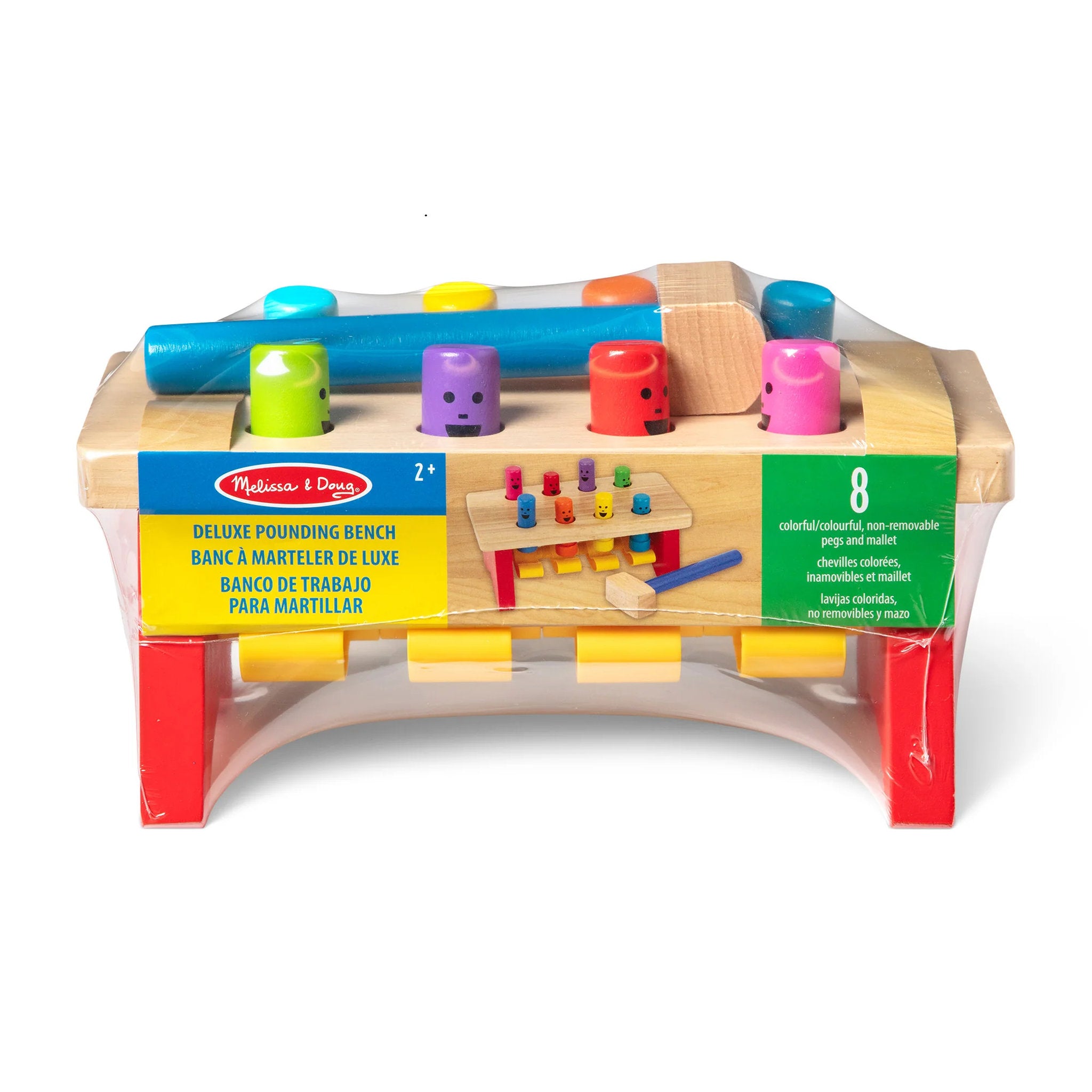Melissa & Doug Deluxe Pound-a-Peg Bench