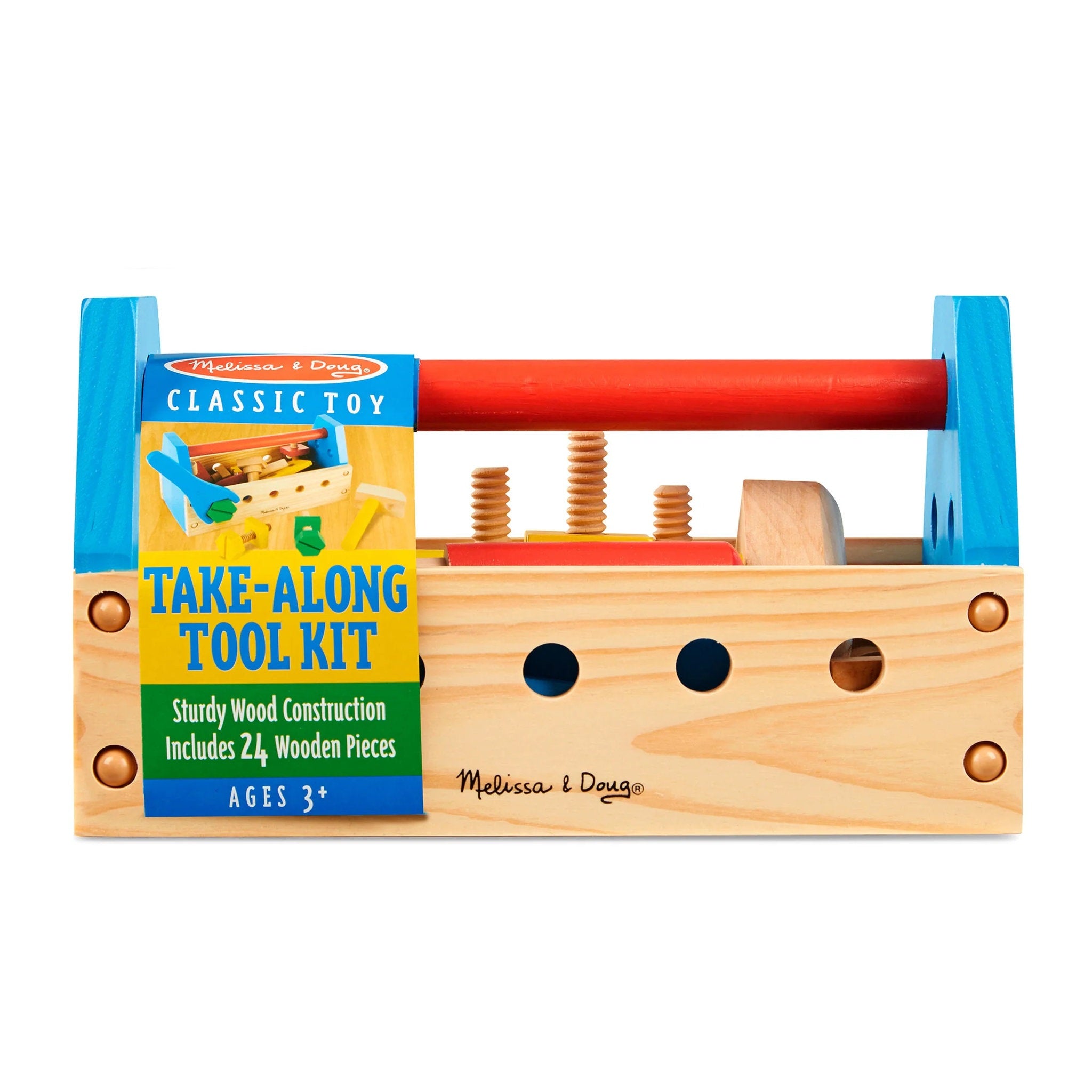Melissa & Doug Take-Along Wooden Tool Kit