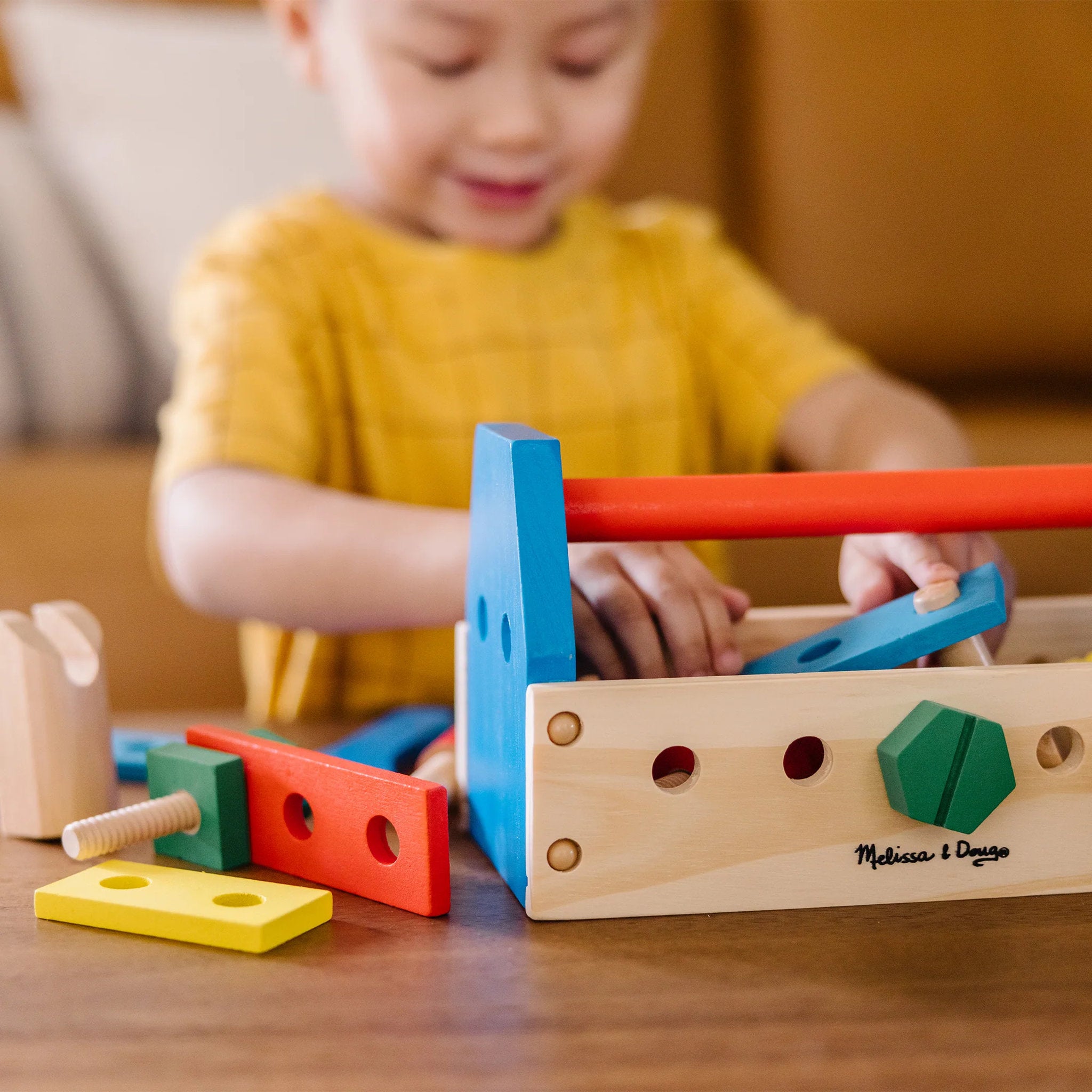 Melissa & Doug Take-Along Wooden Tool Kit