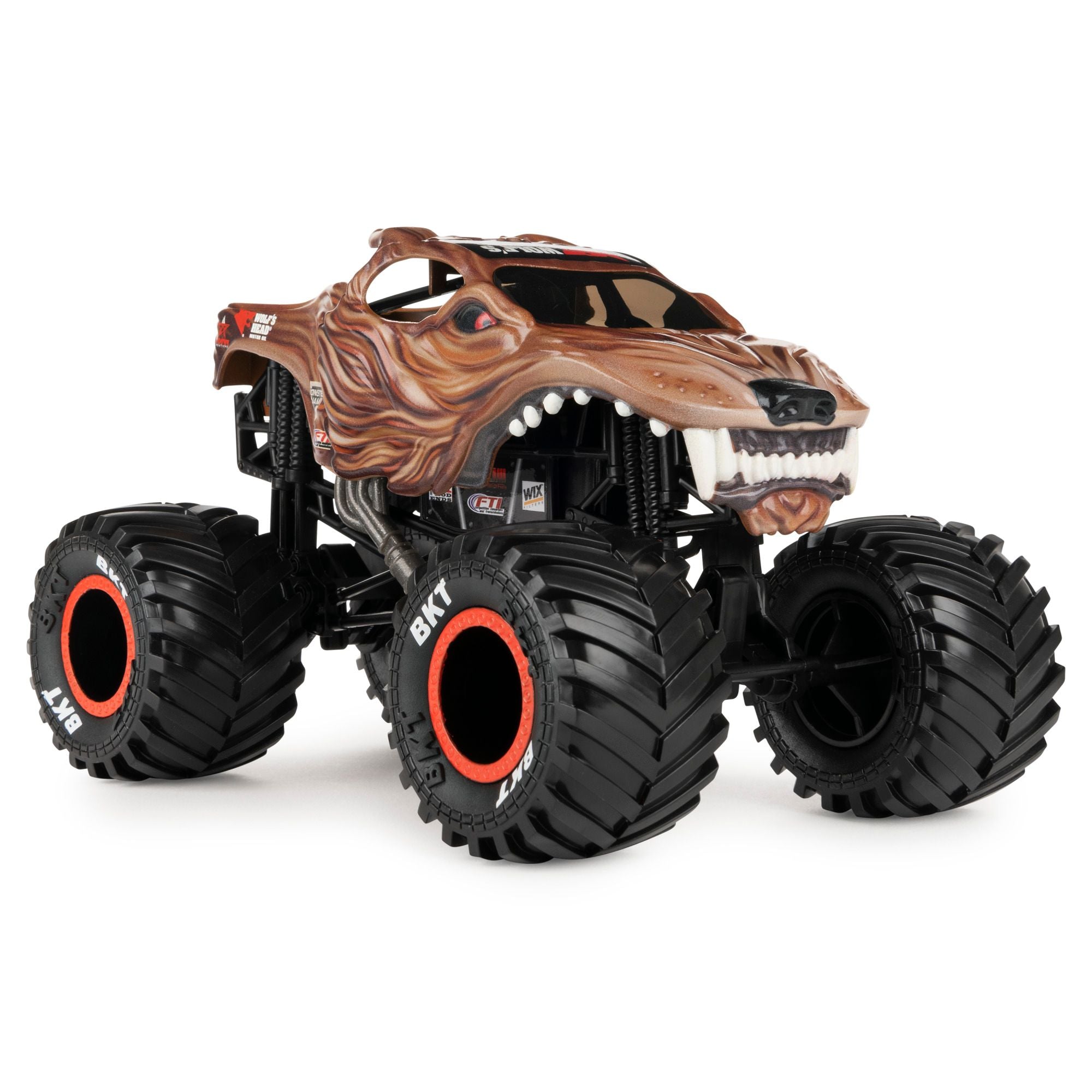 Monster Jam 1:24 Collector Die Cast Wolf's Head Motor Oil - Toyworld NZ