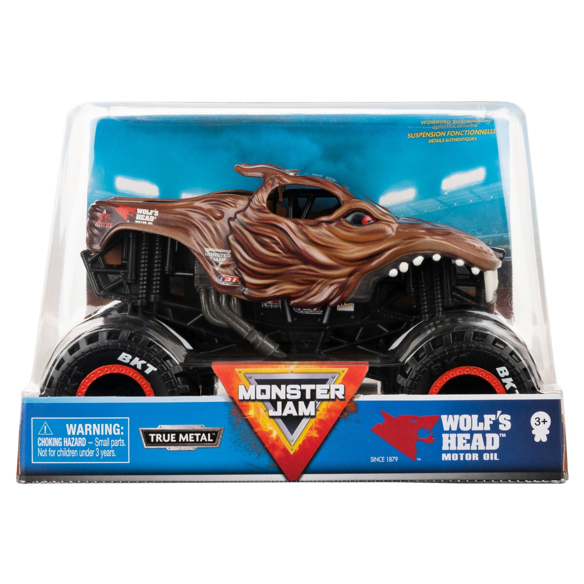 Monster Jam 1:24 Collector Die Cast Wolf's Head Motor Oil - Toyworld NZ